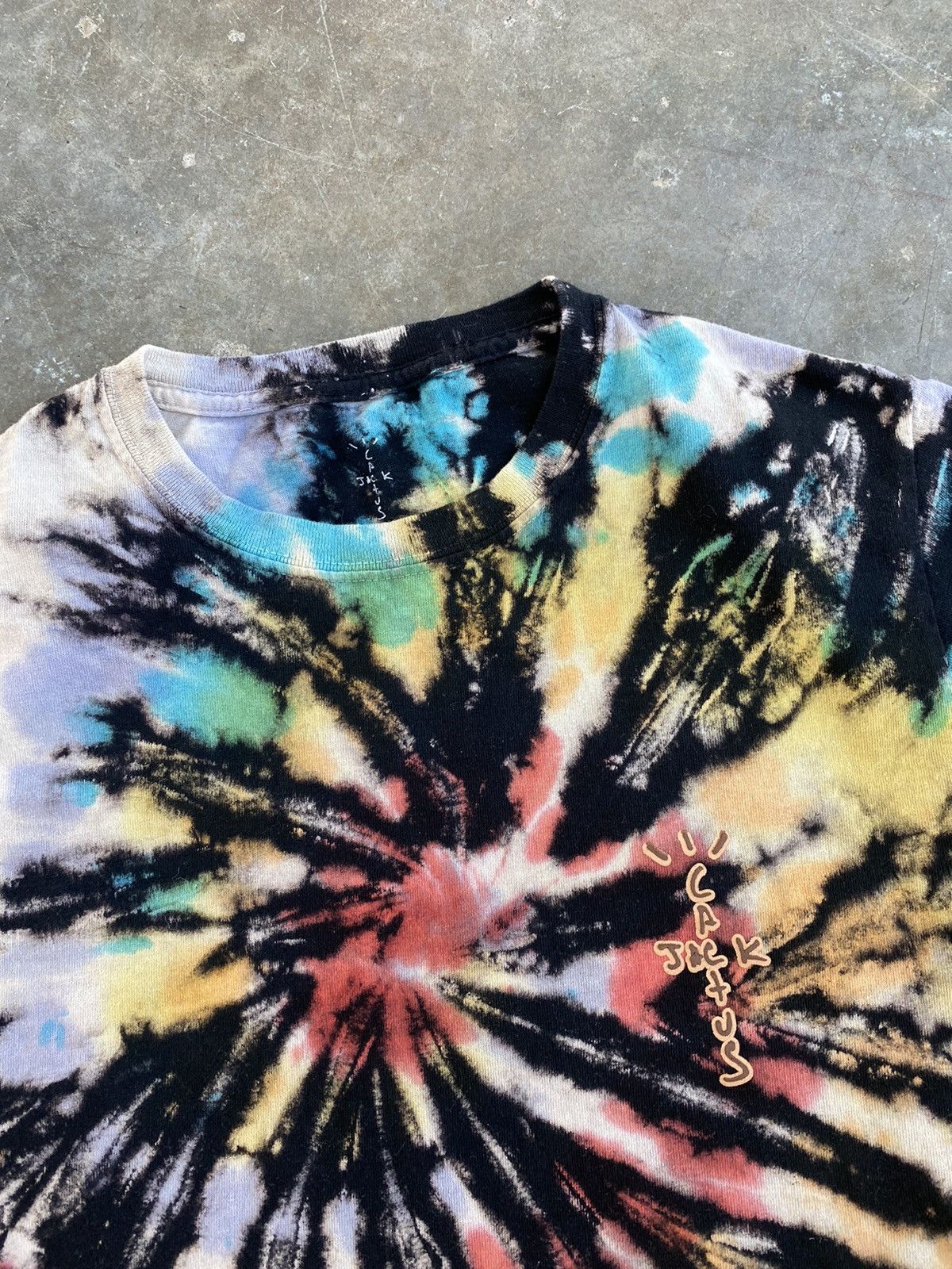 Travis Scott Travis Scott Highest In The Room Tie Dye Tee Small 🥣 Cactus Size US S / EU 44-46 / 1 - 4 Thumbnail