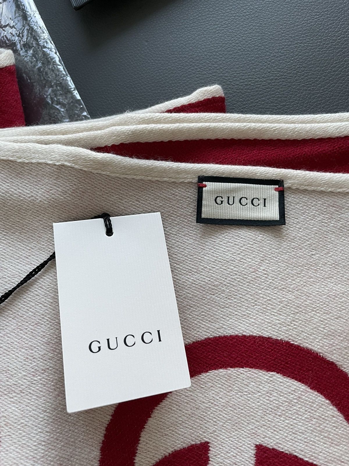 Gucci Brand NEW Rare Runway Limited Edition GG Logo Wool Scarf Size ONE SIZE - 21 Thumbnail