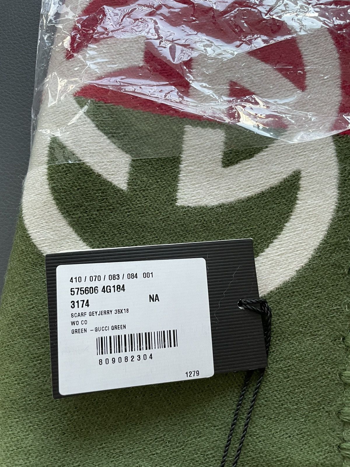 Gucci Brand NEW Rare Runway Limited Edition GG Logo Wool Scarf Size ONE SIZE - 7 Thumbnail