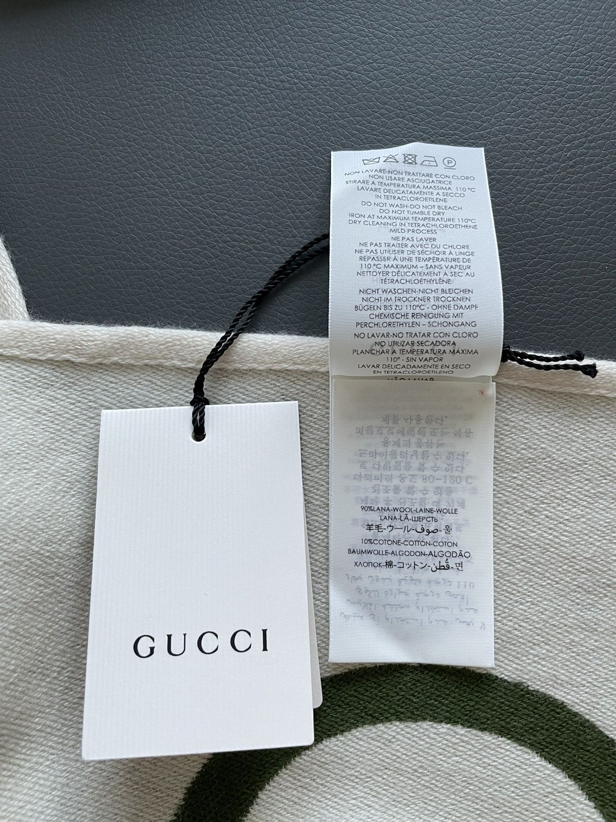 Gucci Brand NEW Rare Runway Limited Edition GG Logo Wool Scarf Size ONE SIZE - 23 Thumbnail