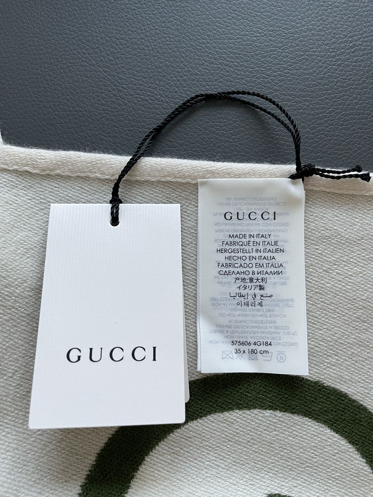 Gucci Brand NEW Rare Runway Limited Edition GG Logo Wool Scarf Size ONE SIZE - 22 Thumbnail
