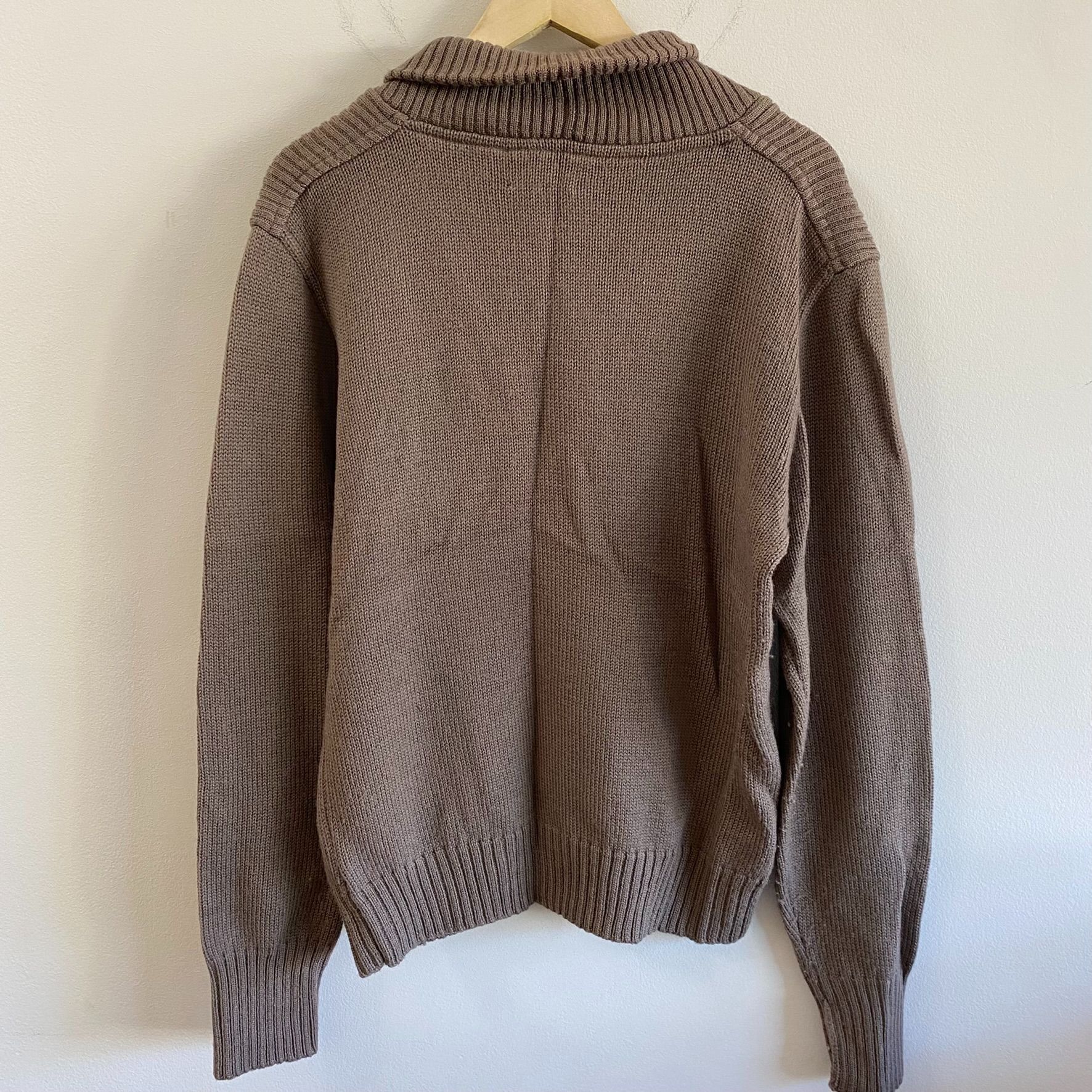 Eastern Mountain Sports Virgin Wool Shawl Collar Knit Sweater Size US L / EU 52-54 / 3 - 4 Thumbnail