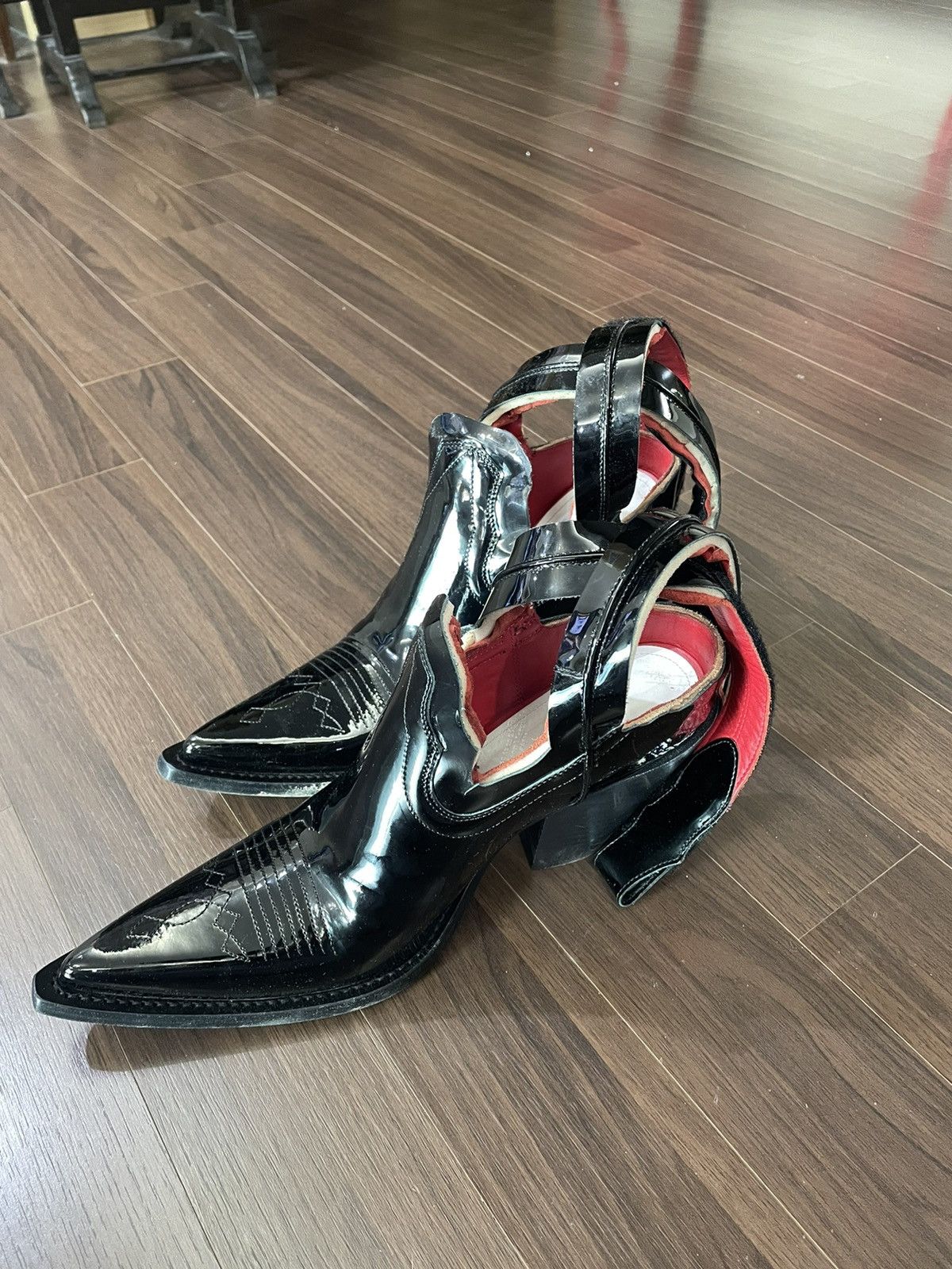 Maison Margiela Maison Margiela Decortique Santiago Cut Out Boots Size US 8 / EU 41 - 7 Thumbnail