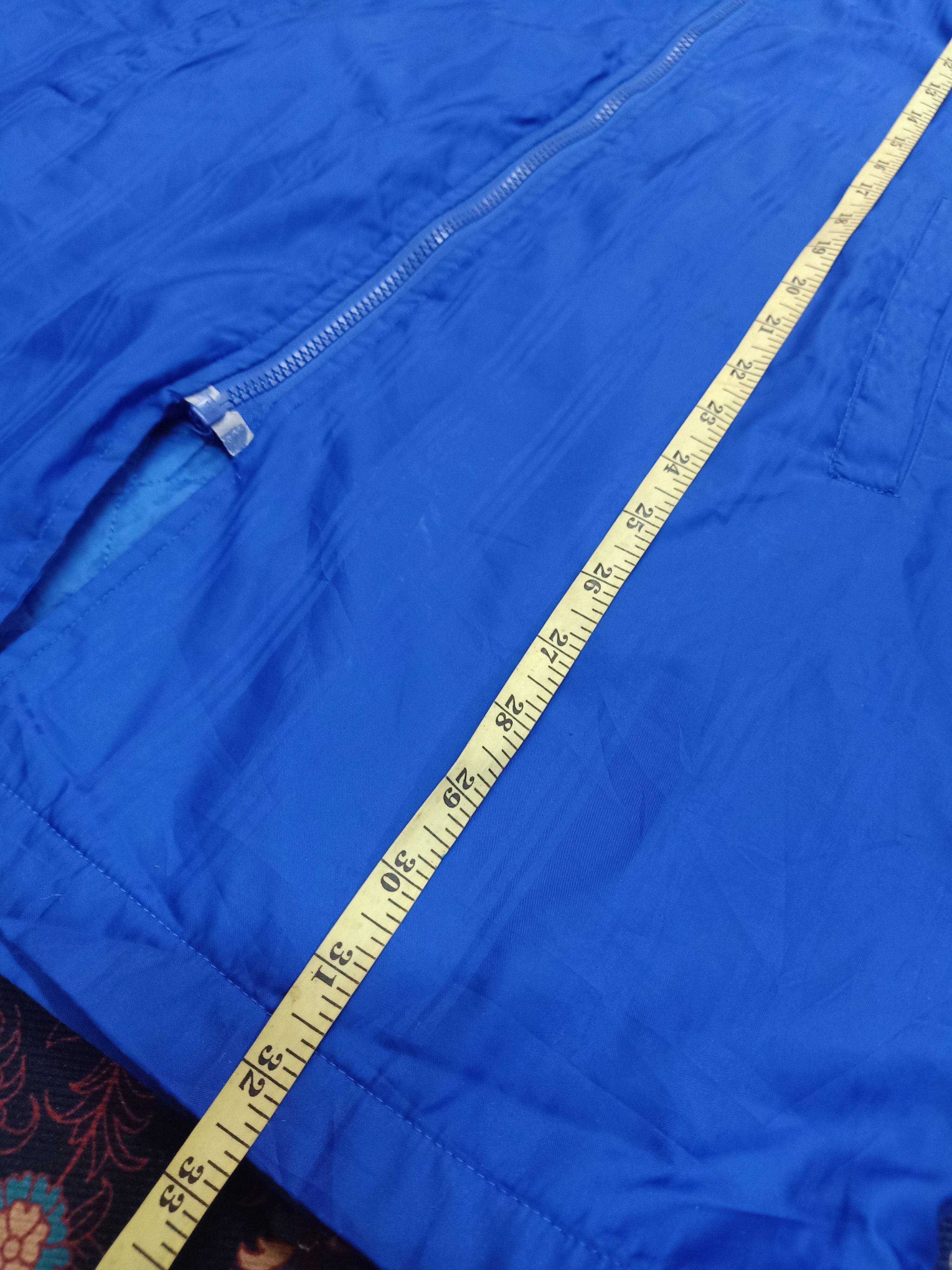 Adidas ADIDAS Big Logo Spell Out Blue Sherpa Lining Hoodie Parka. Size US S / EU 44-46 / 1 - 9 Thumbnail