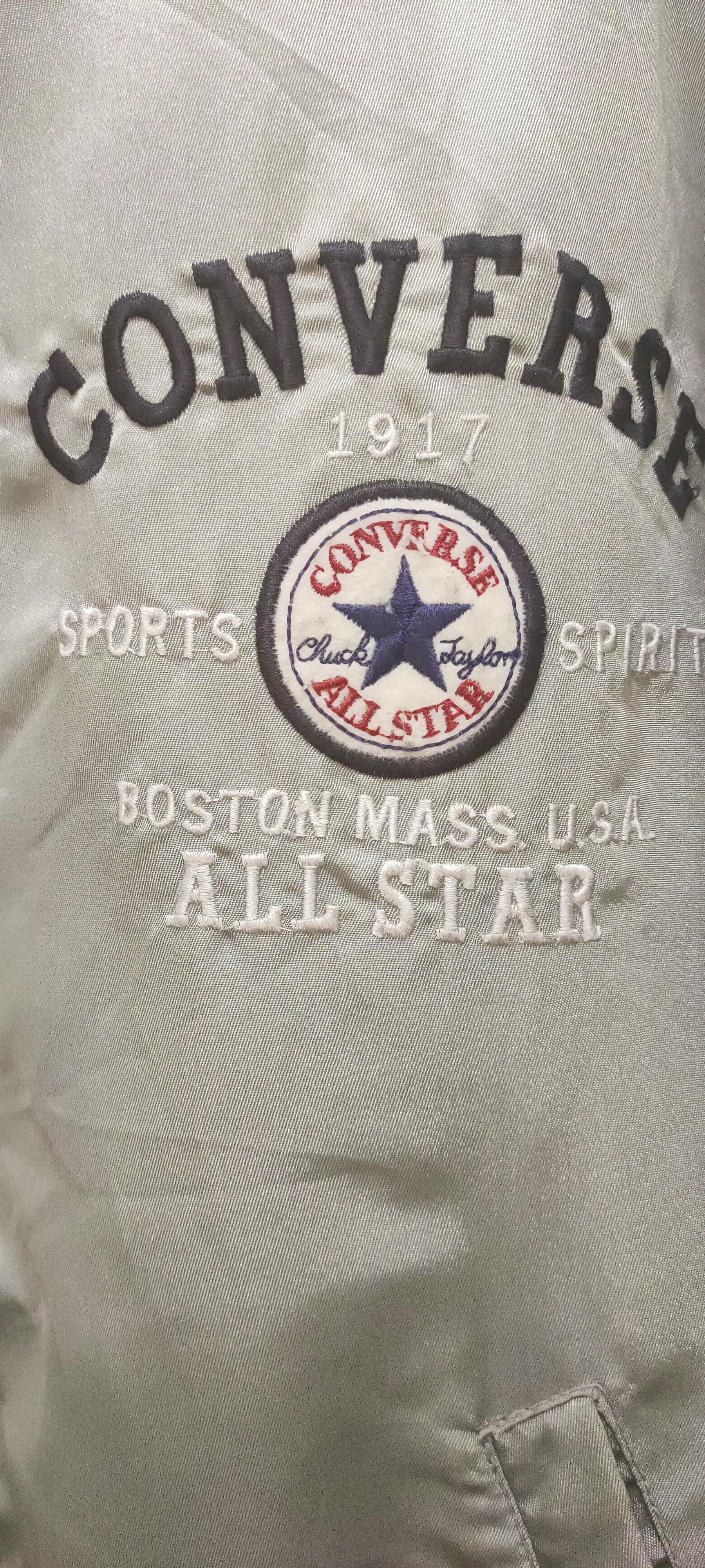 Converse converse vintage varsity zip jacket Spellout logo Size US M / EU 48-50 / 2 - 4 Thumbnail