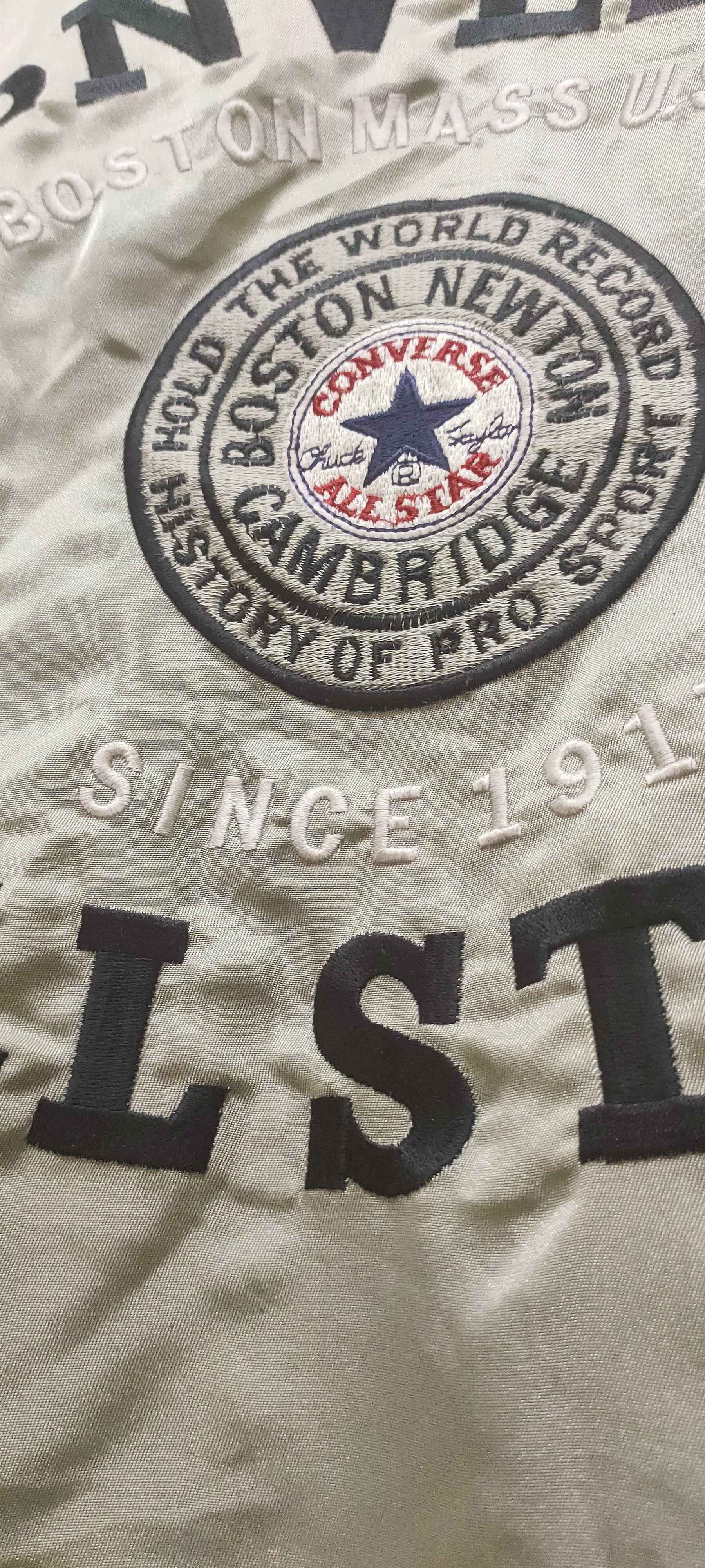 Converse converse vintage varsity zip jacket Spellout logo Size US M / EU 48-50 / 2 - 6 Thumbnail