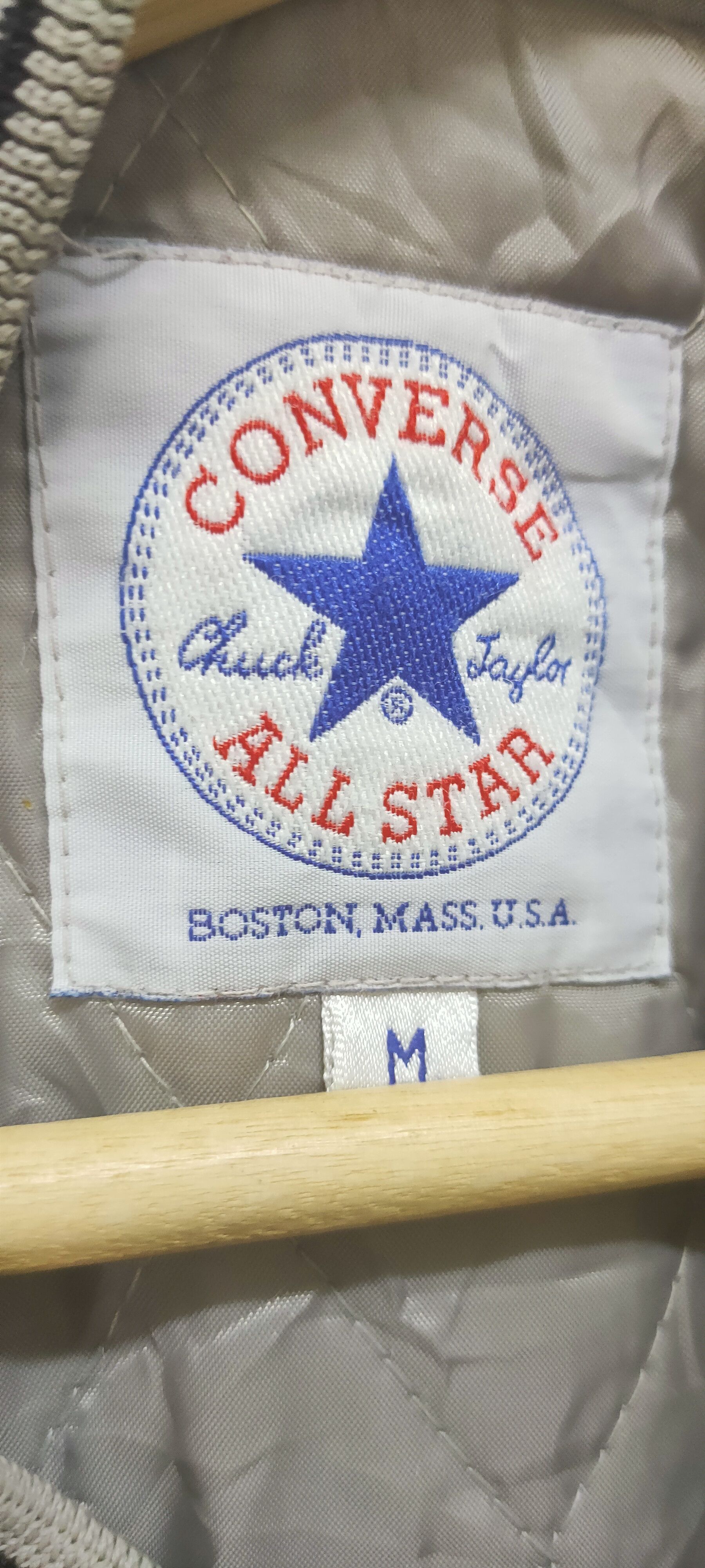 Converse converse vintage varsity zip jacket Spellout logo Size US M / EU 48-50 / 2 - 8 Thumbnail