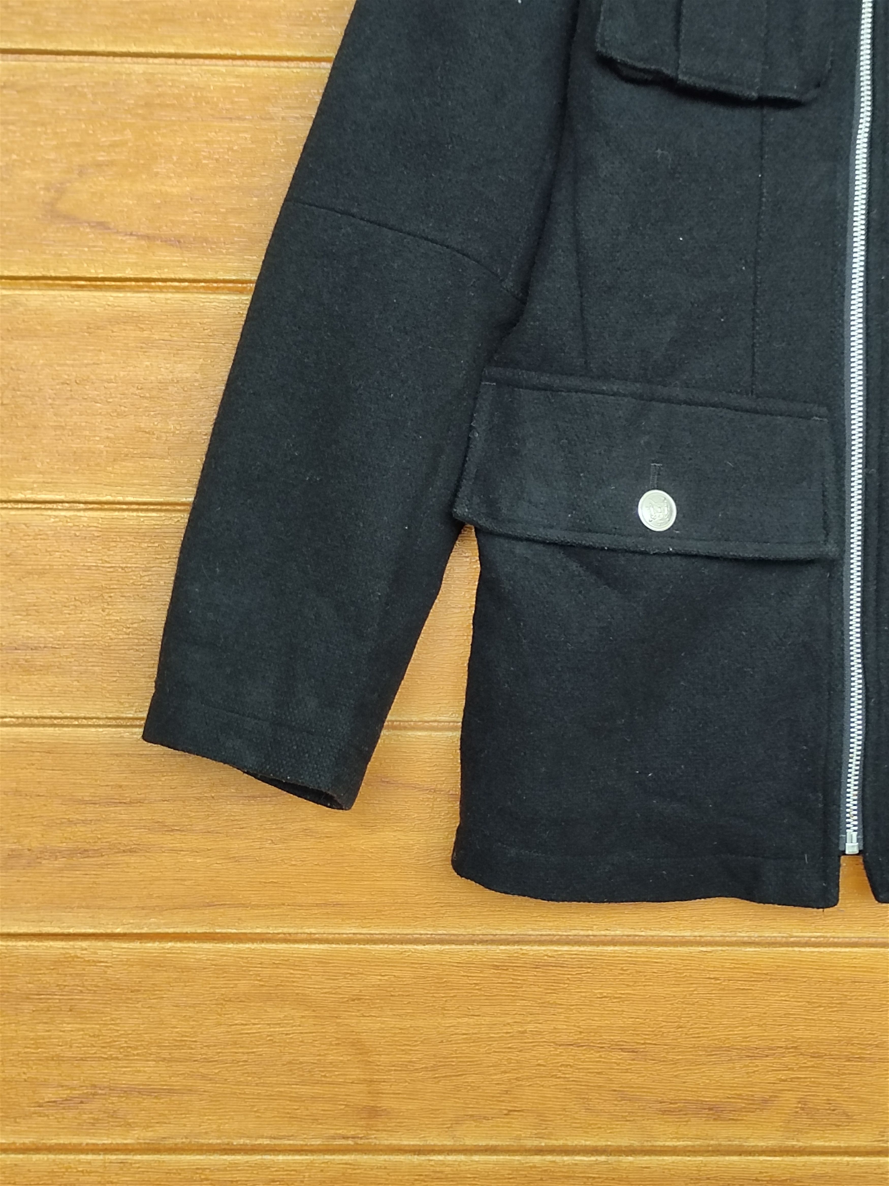 Japanese Brand BATSU BOYS Wool Zippers Multi Pocket Jacket Size US M / EU 48-50 / 2 - 5 Thumbnail