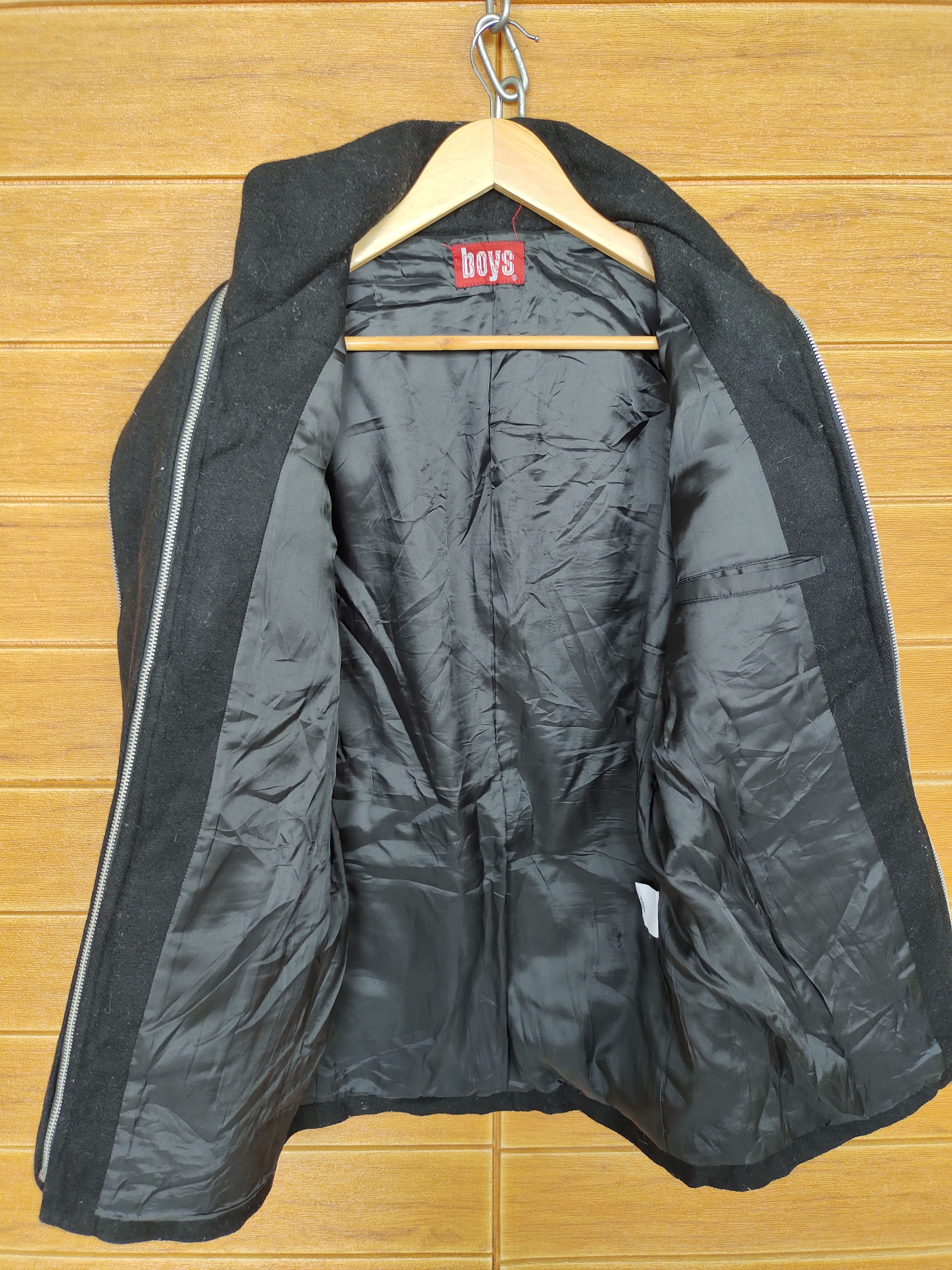 Japanese Brand BATSU BOYS Wool Zippers Multi Pocket Jacket Size US M / EU 48-50 / 2 - 13 Thumbnail