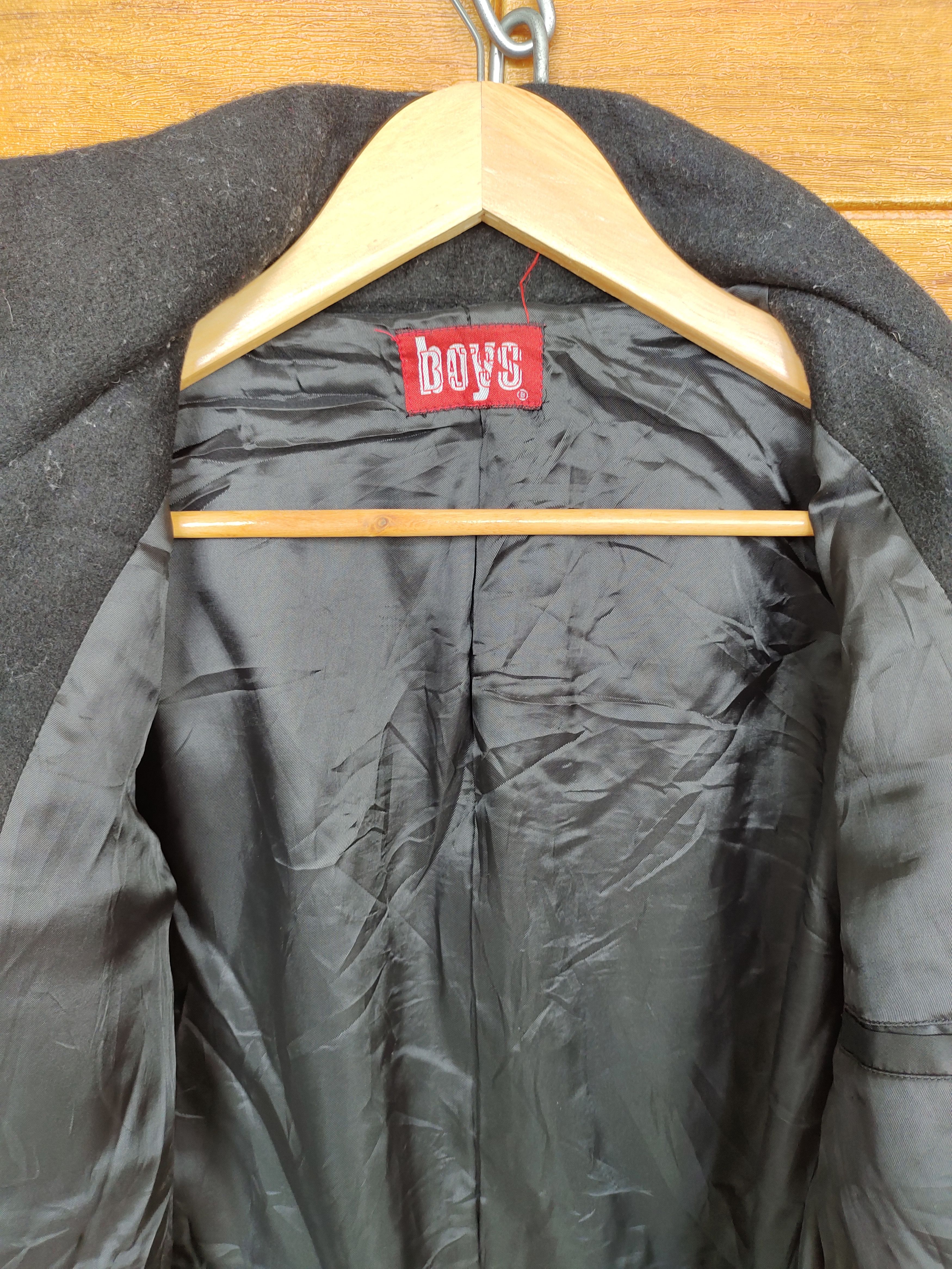 Japanese Brand BATSU BOYS Wool Zippers Multi Pocket Jacket Size US M / EU 48-50 / 2 - 14 Thumbnail