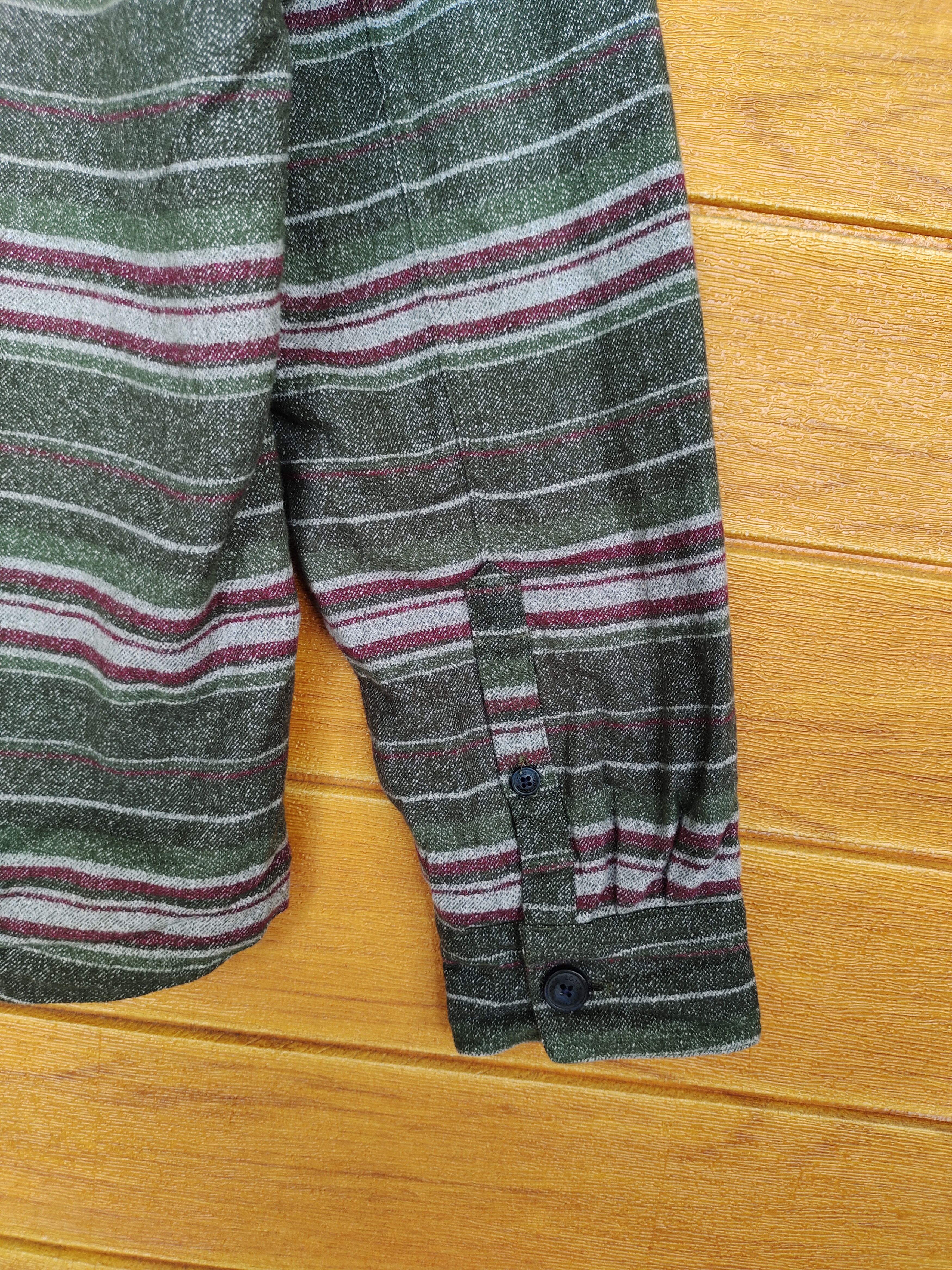 Vintage Vintage 90s LOGOS 'Outing Equipment" Striped Hoodie Jacket Size US M / EU 48-50 / 2 - 10 Thumbnail