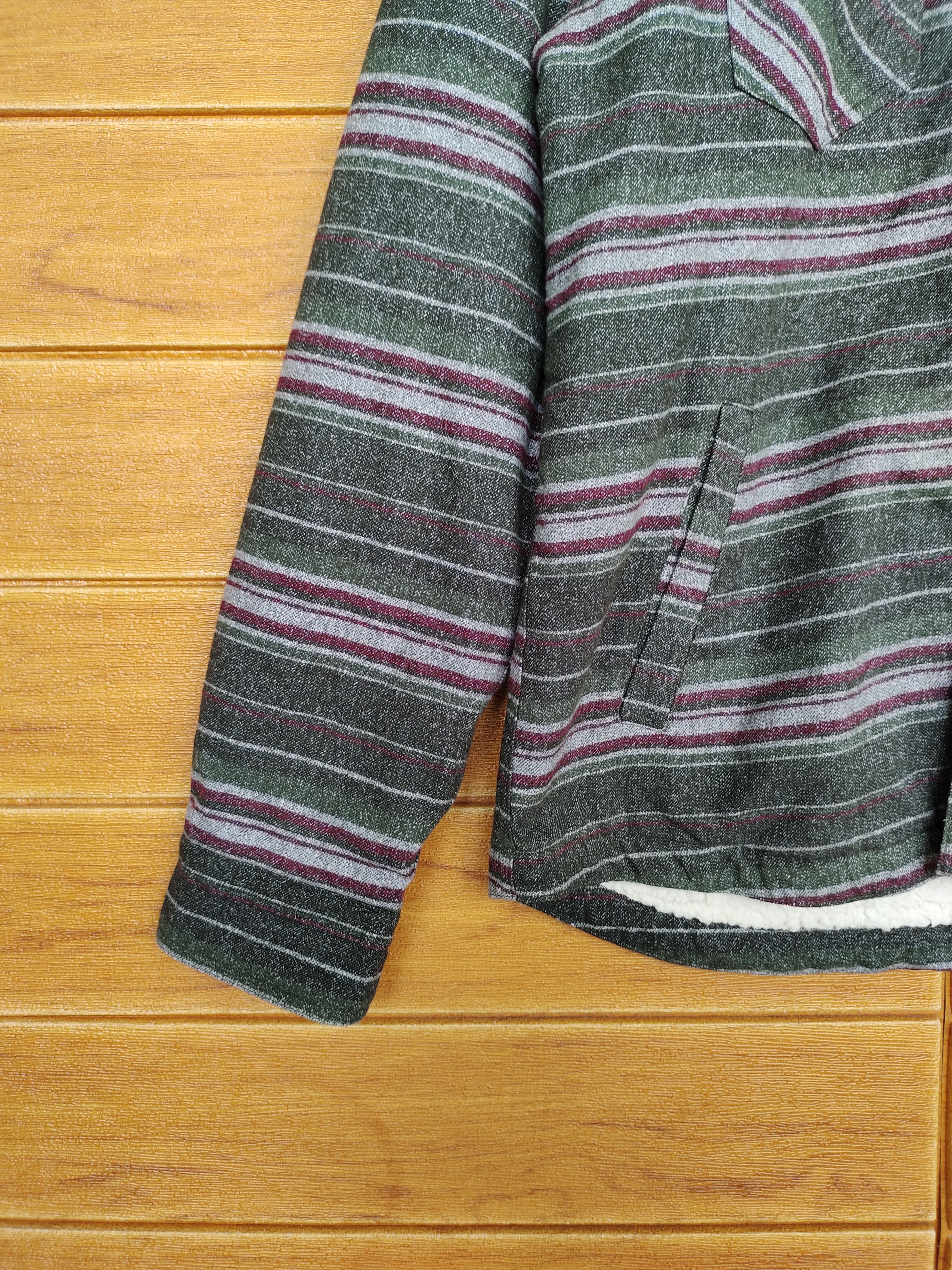 Vintage Vintage 90s LOGOS 'Outing Equipment" Striped Hoodie Jacket Size US M / EU 48-50 / 2 - 5 Thumbnail
