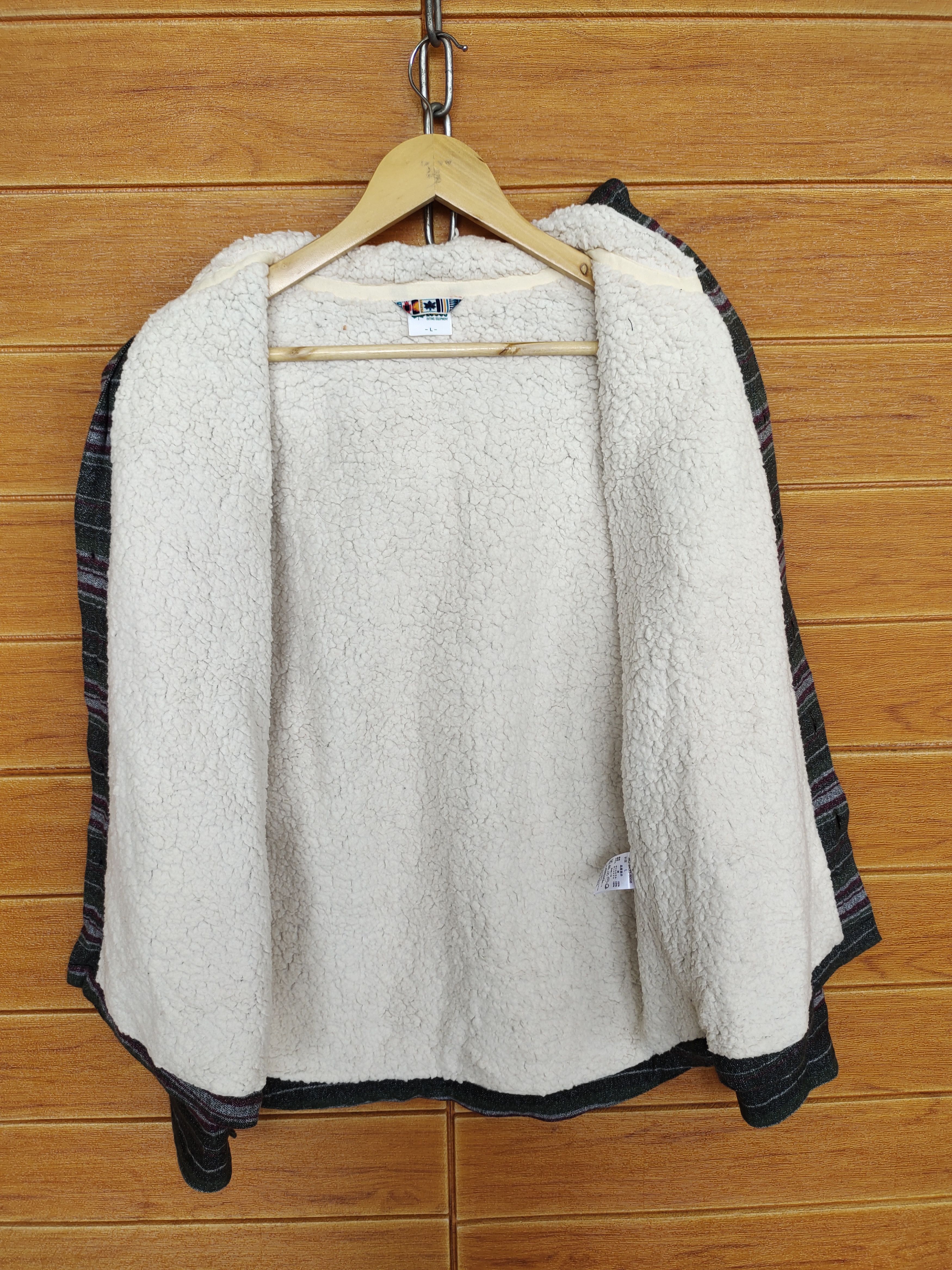 Vintage Vintage 90s LOGOS 'Outing Equipment" Striped Hoodie Jacket Size US M / EU 48-50 / 2 - 14 Thumbnail