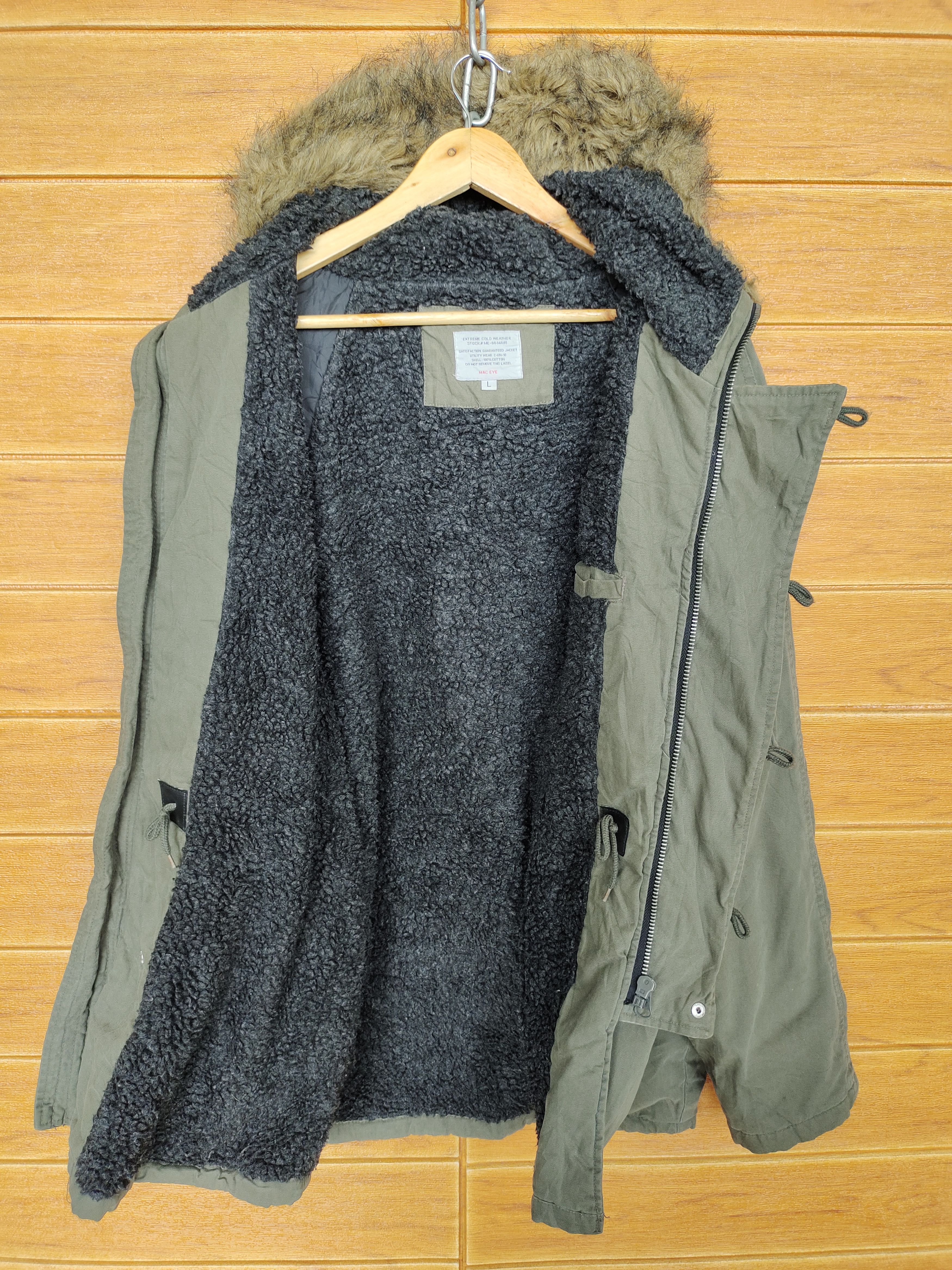 Vintage MAC EYE N3-B Fur Military Jacket Size US L / EU 52-54 / 3 - 12 Thumbnail