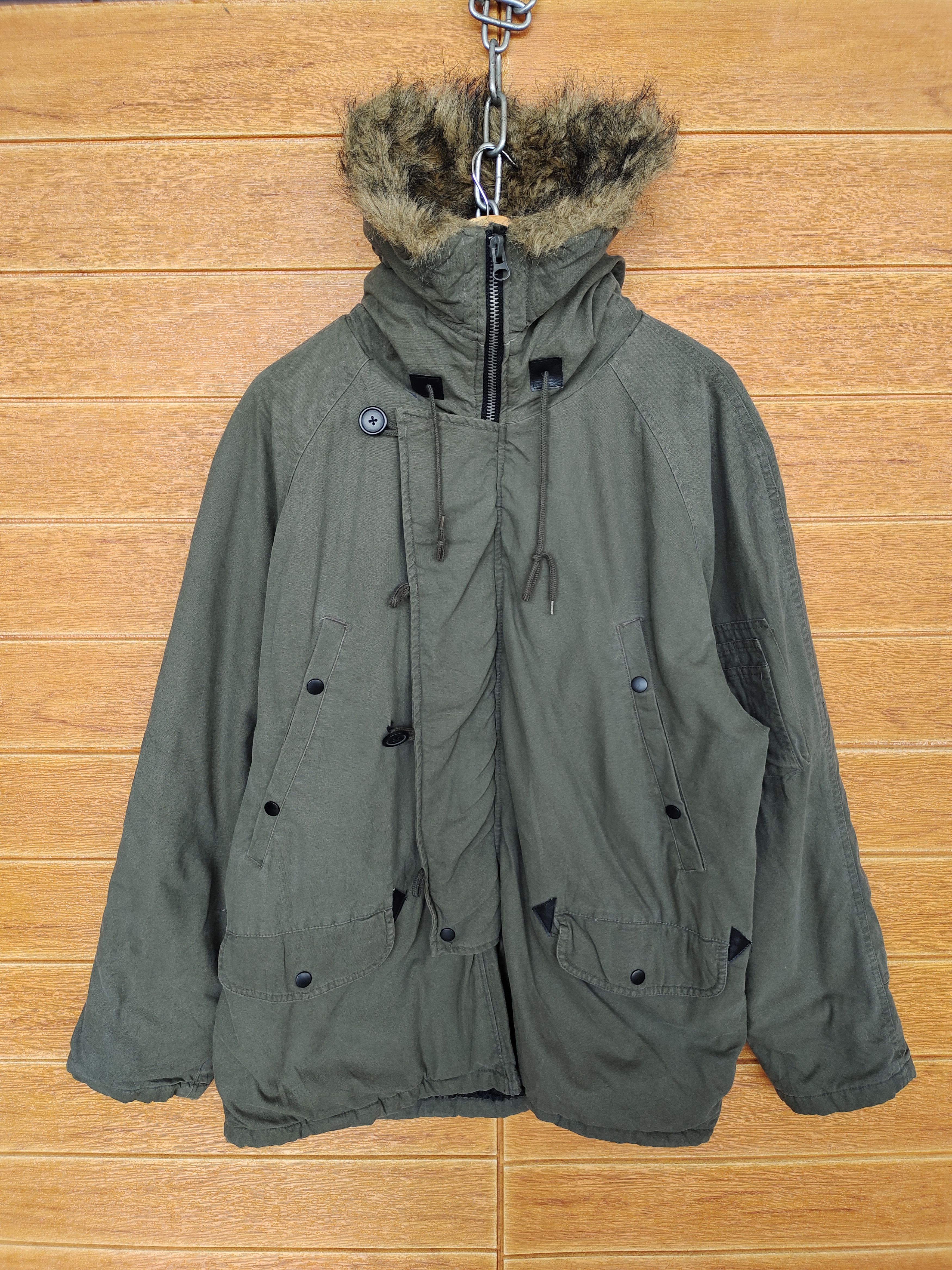 Vintage MAC EYE N3-B Fur Military Jacket Size US L / EU 52-54 / 3 - 1 Thumbnail