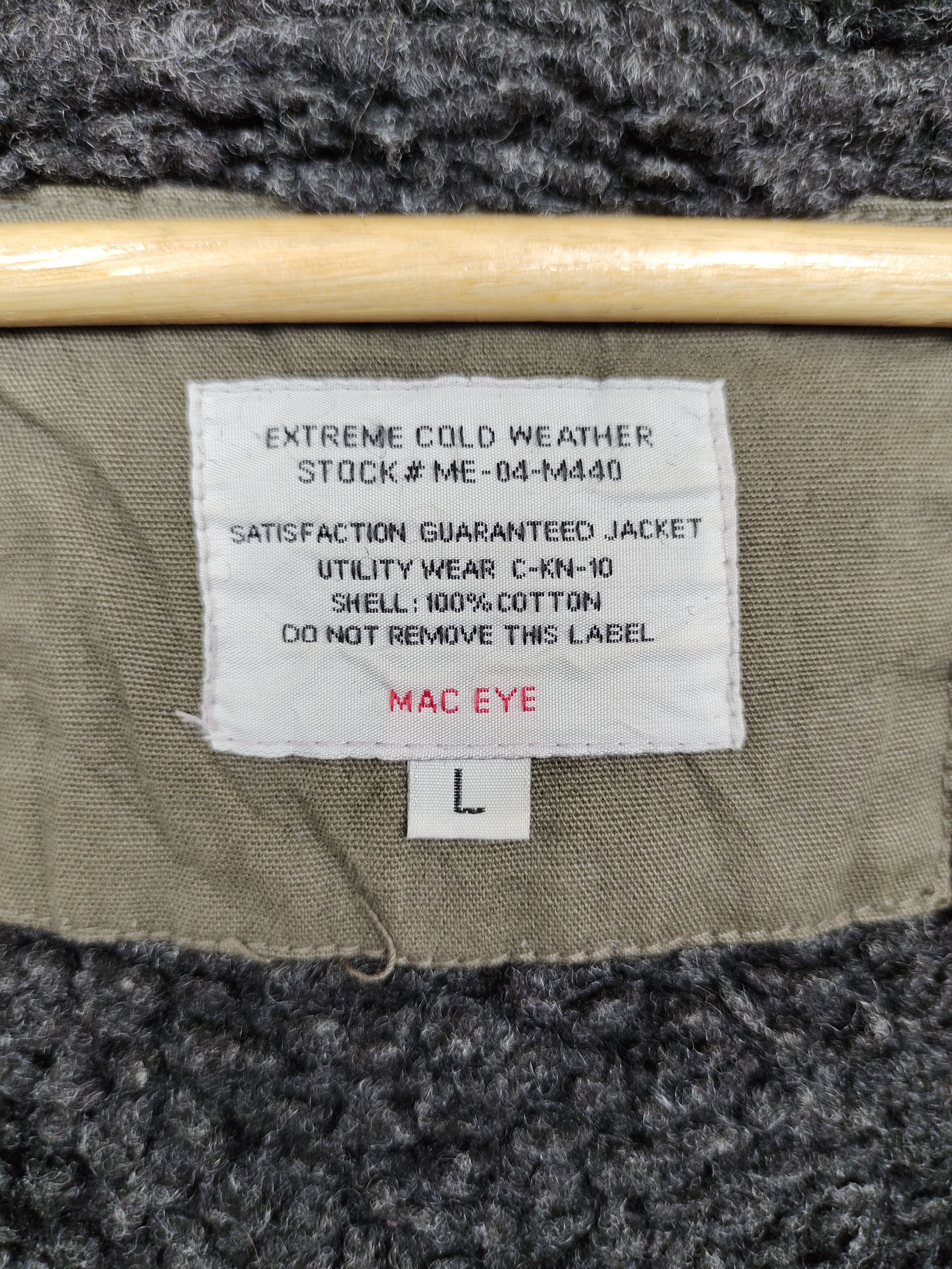 Vintage MAC EYE N3-B Fur Military Jacket Size US L / EU 52-54 / 3 - 13 Thumbnail