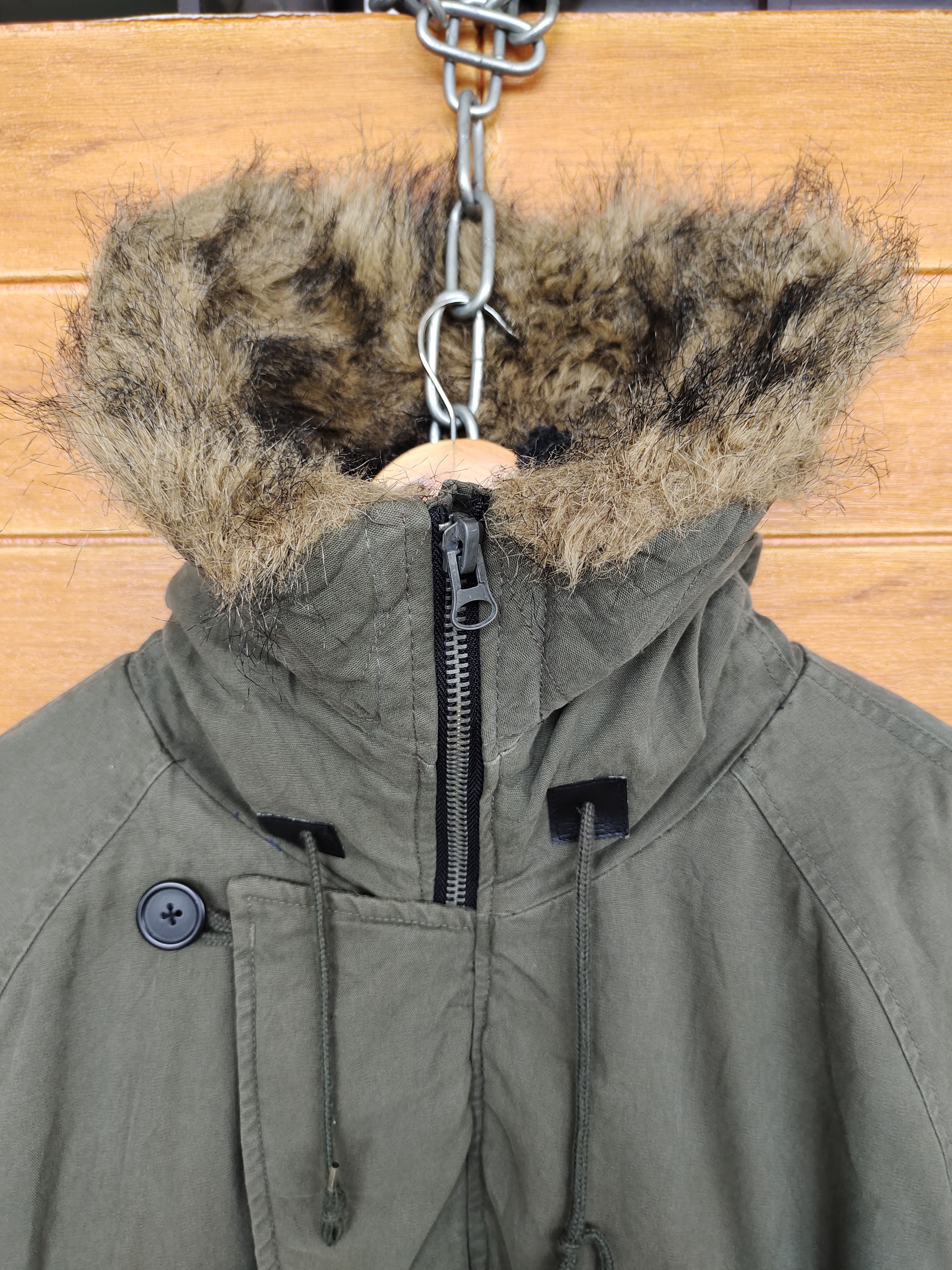 Vintage MAC EYE N3-B Fur Military Jacket Size US L / EU 52-54 / 3 - 2 Thumbnail
