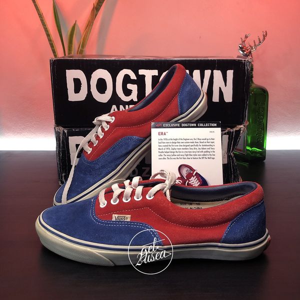 Vans Vans Era Dog Town and Z Boys Blue Red 10 US Grailed