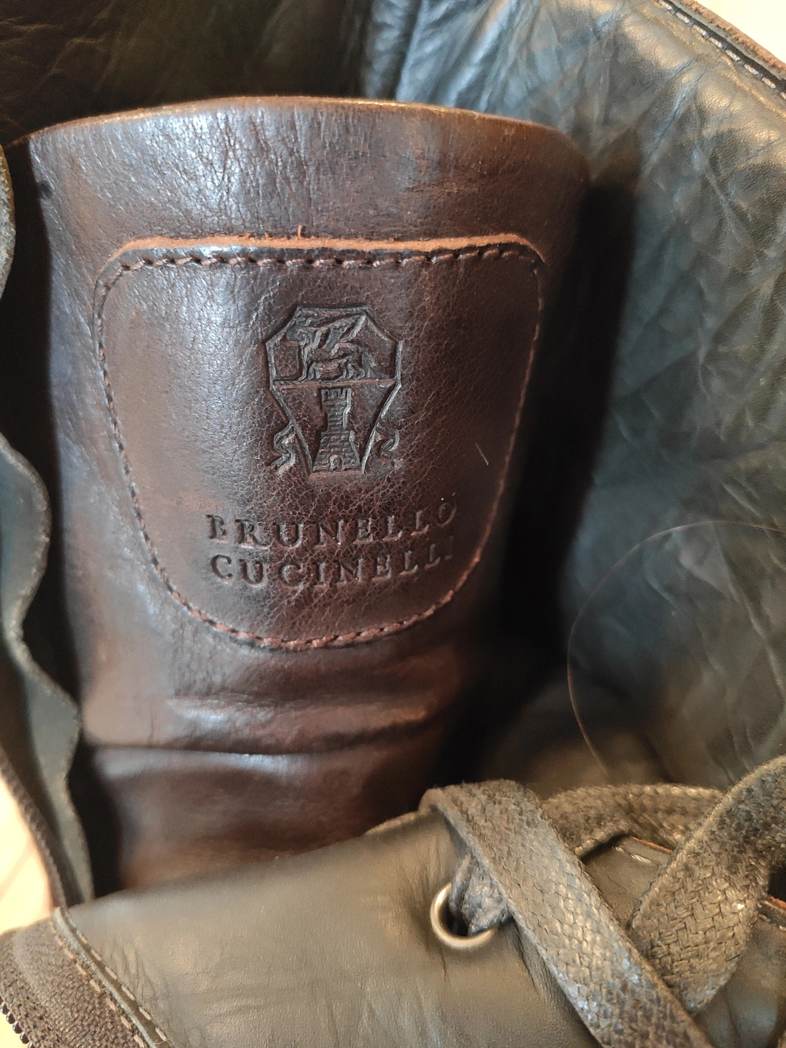 Brunello Cucinelli Combat boots.Like Gucci or Saint Laurent boots Size US 8 / IT 38 - 8 Thumbnail