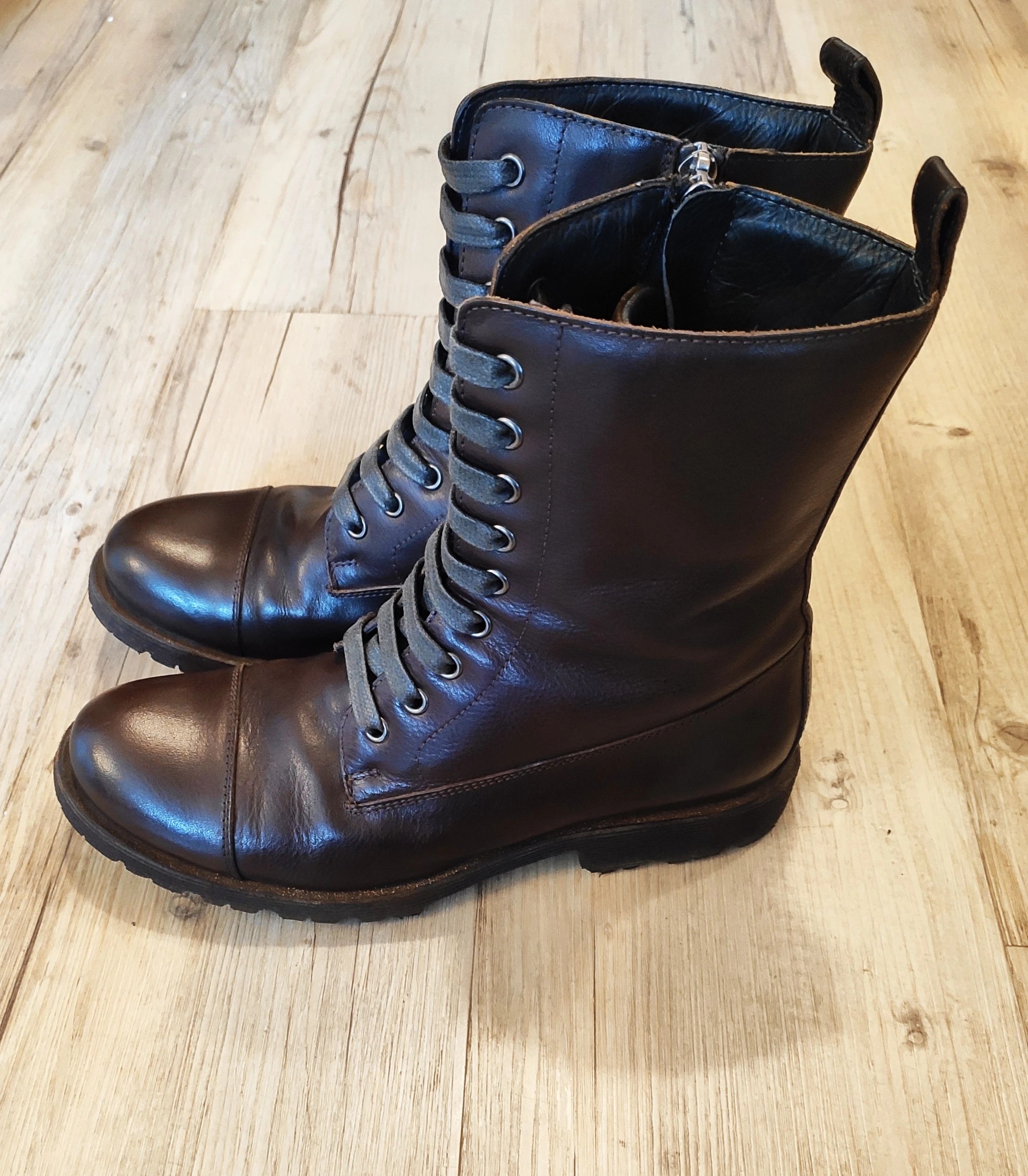 Brunello Cucinelli Combat boots.Like Gucci or Saint Laurent boots Size US 8 / IT 38 - 5 Thumbnail