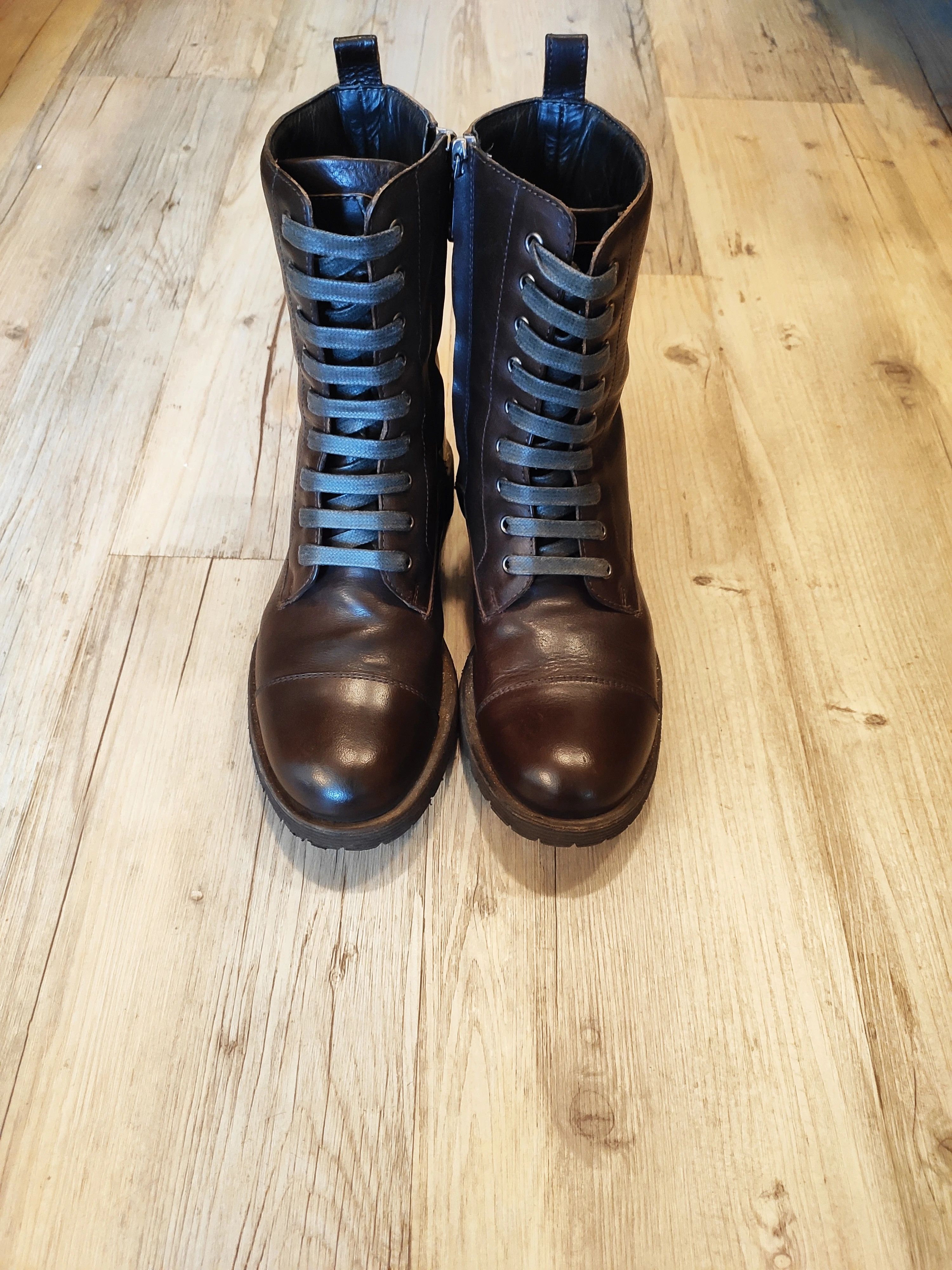 Brunello Cucinelli Combat boots.Like Gucci or Saint Laurent boots Size US 8 / IT 38 - 4 Thumbnail