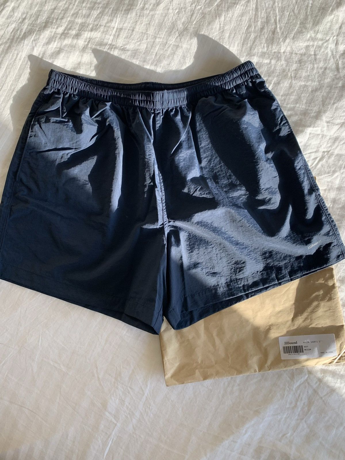 直売オーダー jjjjound NYLON SHORTS 5 ナイロンショーツ ブラック L