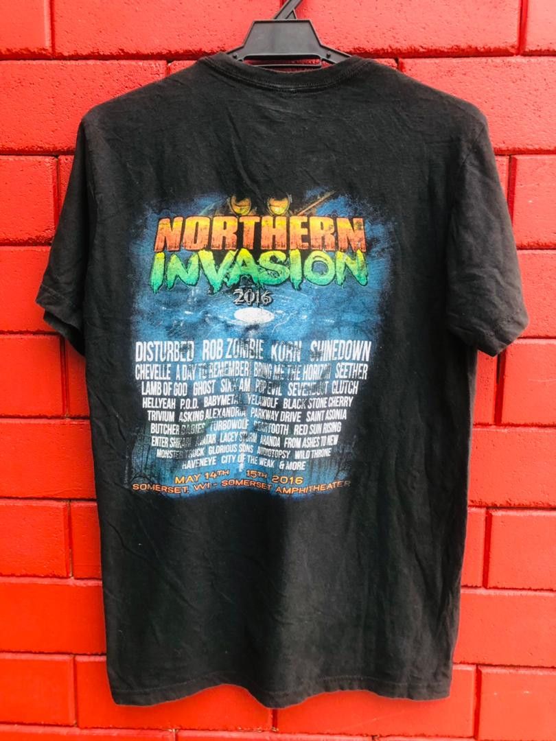 Band Tees × Vintage Northern Invasion 2016 Tour Band Music Shirt Size US M / EU 48-50 / 2 - 3 Thumbnail