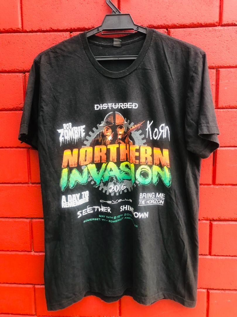 Band Tees × Vintage Northern Invasion 2016 Tour Band Music Shirt Size US M / EU 48-50 / 2 - 1 Thumbnail