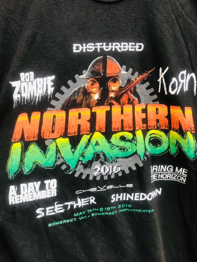 Band Tees × Vintage Northern Invasion 2016 Tour Band Music Shirt Size US M / EU 48-50 / 2 - 2 Thumbnail