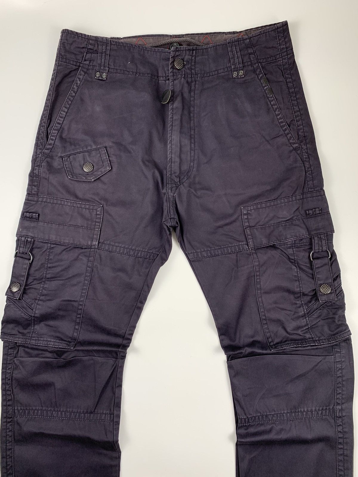 Diesel Diesel men’s Waxed Purple Cargo Pants Size US 31 - 2 Thumbnail