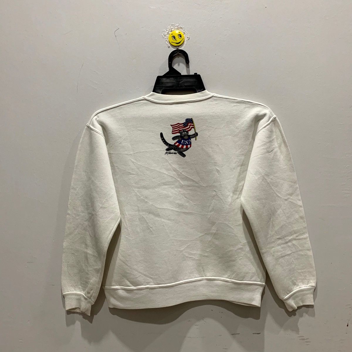 Vintage CRAZY SHIRT BKLIBAN Sweatshirt Size L Fits S Size US S / EU 44-46 / 1 - 9 Thumbnail