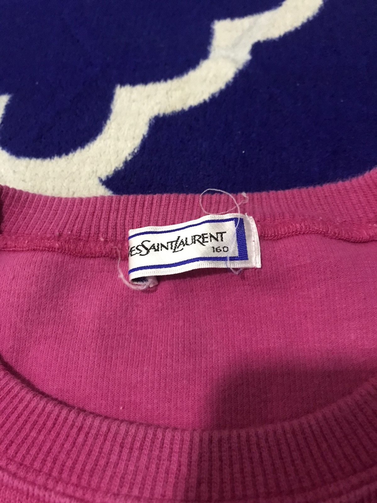 Yves Saint Laurent Vintage YSL Sweatshirt Yves Saint Laurent Big Logo Spellout Size US M / EU 48-50 / 2 - 3 Thumbnail