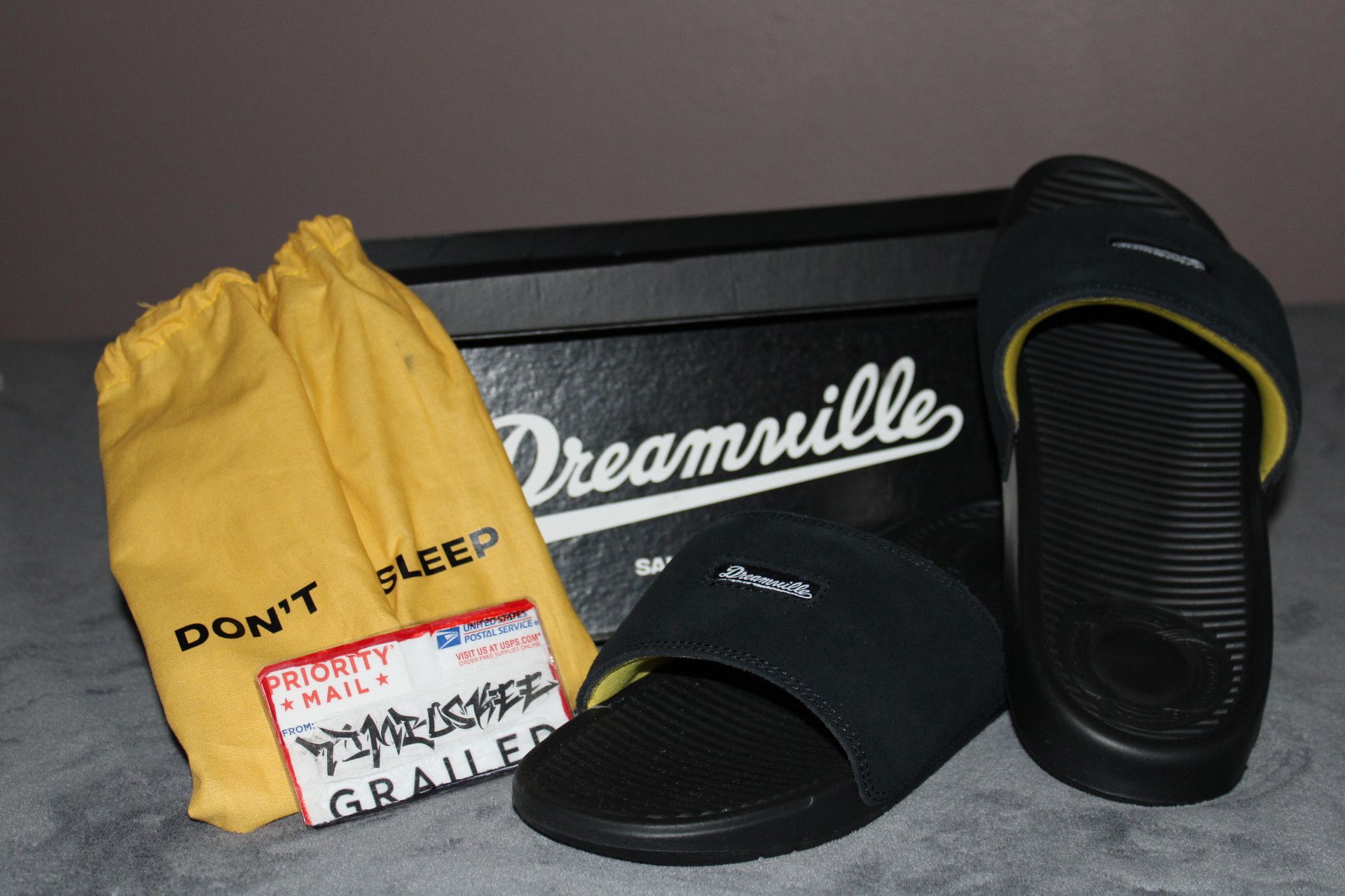 Dreamville Sandalboyz 4am The 4am Studio Slide by @dreamville ? featuring a genuine  main image 3