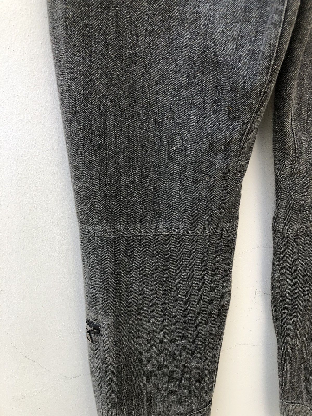 Vintage RESCUE SQUAD Japan Multi Pocket Zip HBT Thick Trouser Pant Size US 34 / EU 50 - 14 Thumbnail