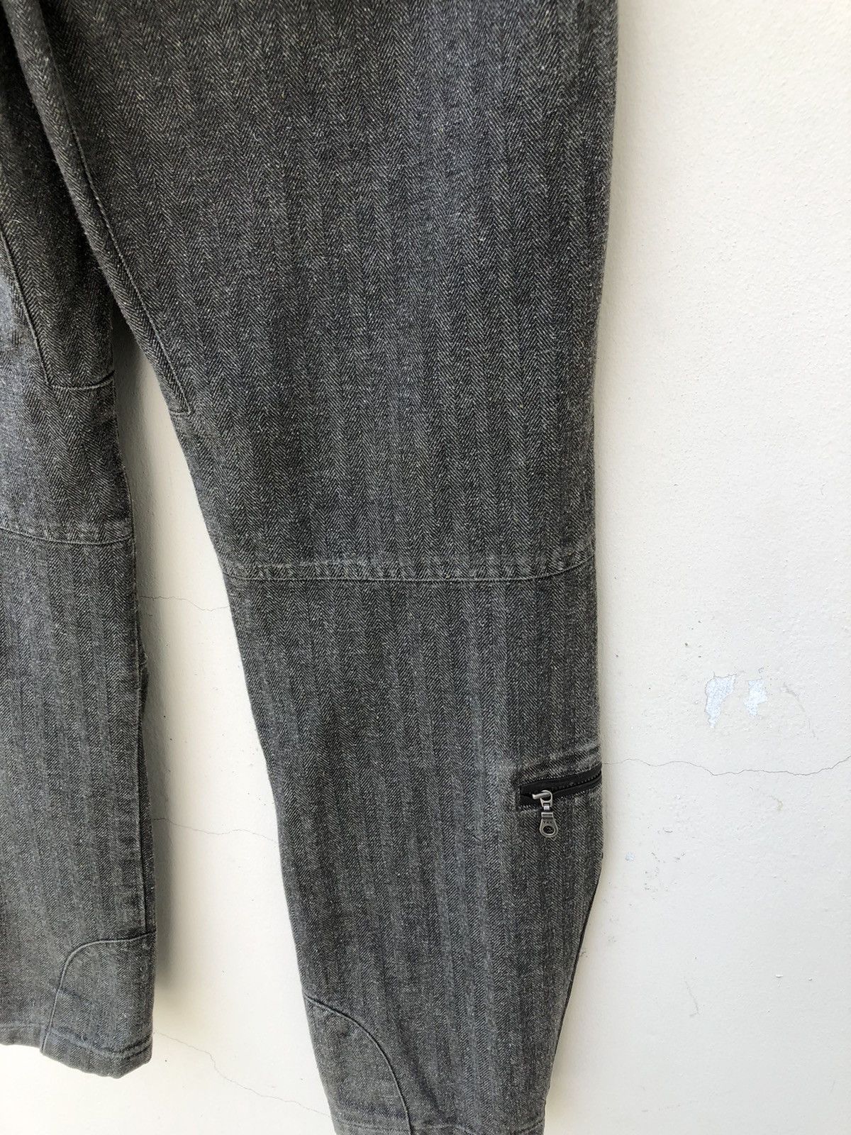 Vintage RESCUE SQUAD Japan Multi Pocket Zip HBT Thick Trouser Pant Size US 34 / EU 50 - 17 Thumbnail