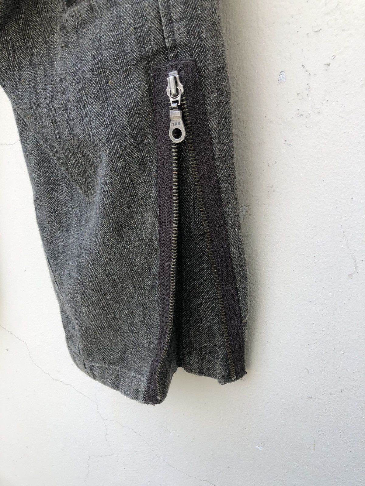 Vintage RESCUE SQUAD Japan Multi Pocket Zip HBT Thick Trouser Pant Size US 34 / EU 50 - 11 Thumbnail