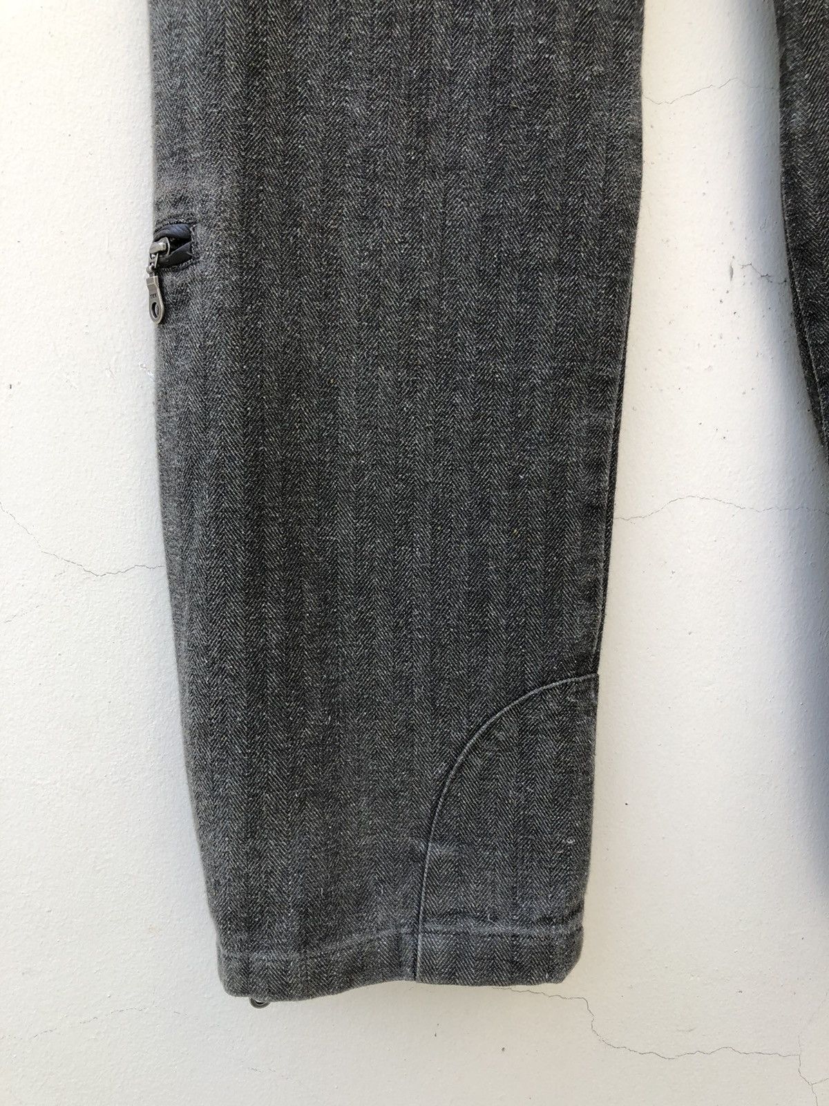 Vintage RESCUE SQUAD Japan Multi Pocket Zip HBT Thick Trouser Pant Size US 34 / EU 50 - 15 Thumbnail
