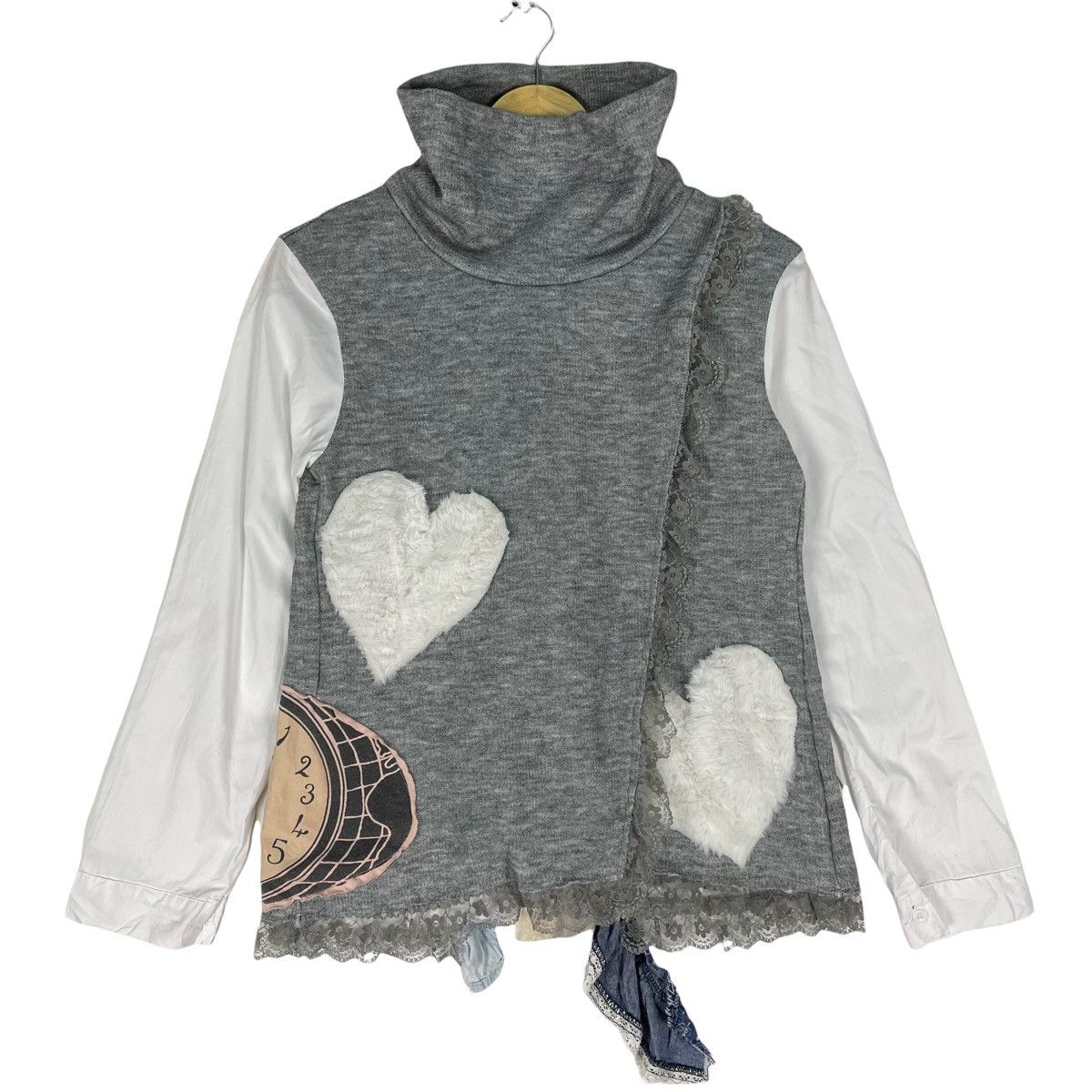 Vivienne Westwood 🔥VIVIENNE WESTWOOD Clock Glow In Dark Turtleneck Sweater Size US S / EU 44-46 / 1 - 4 Thumbnail