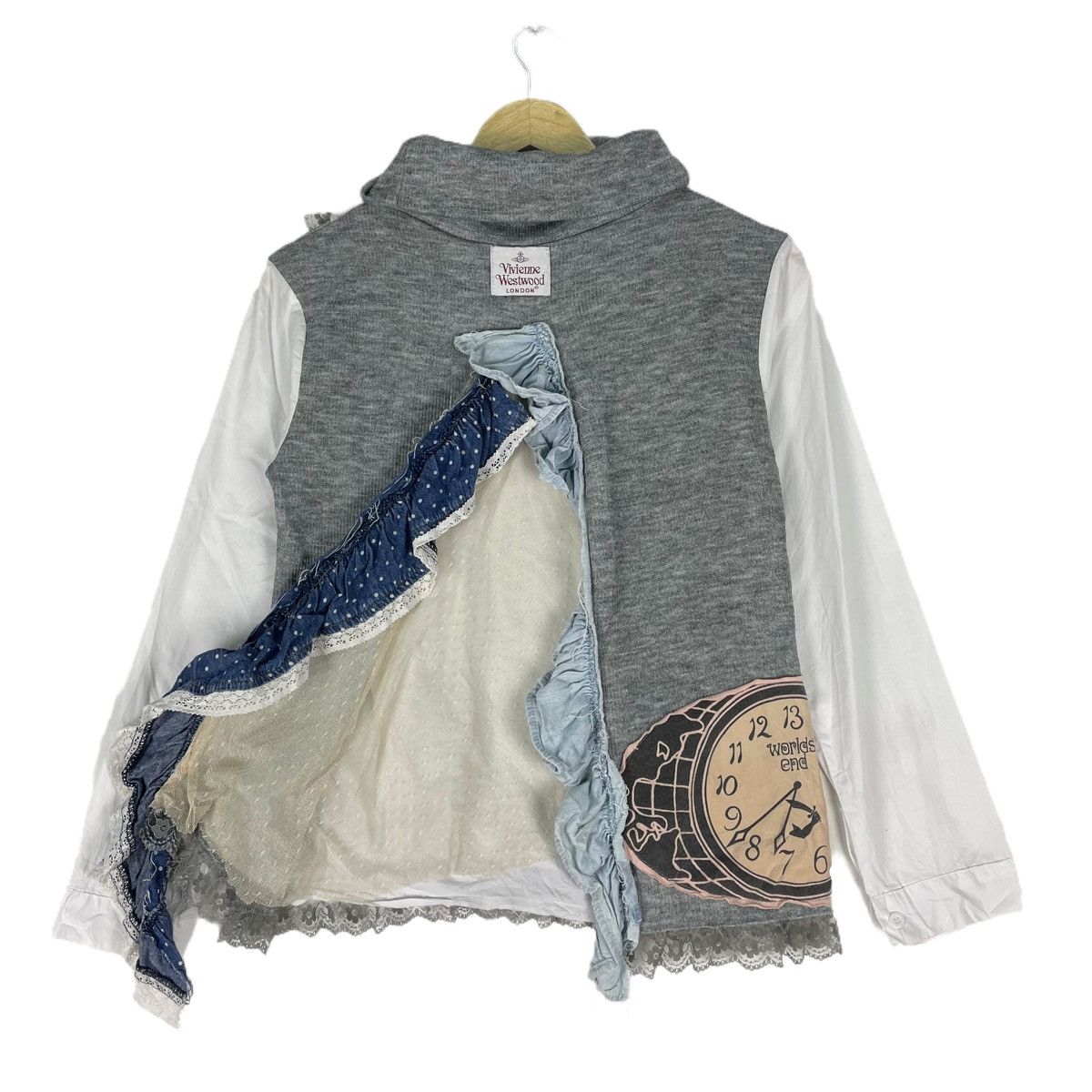 Vivienne Westwood 🔥VIVIENNE WESTWOOD Clock Glow In Dark Turtleneck Sweater Size US S / EU 44-46 / 1 - 1 Thumbnail