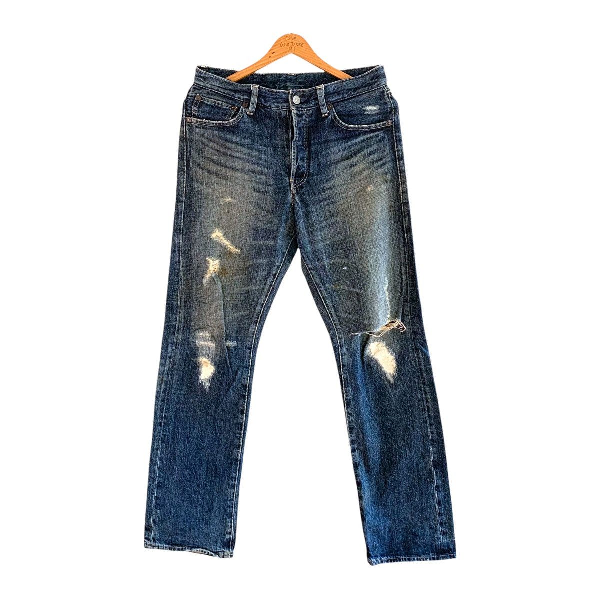 Journal Standard Japan Journal Standard Distressed Thrashed Denim Pant