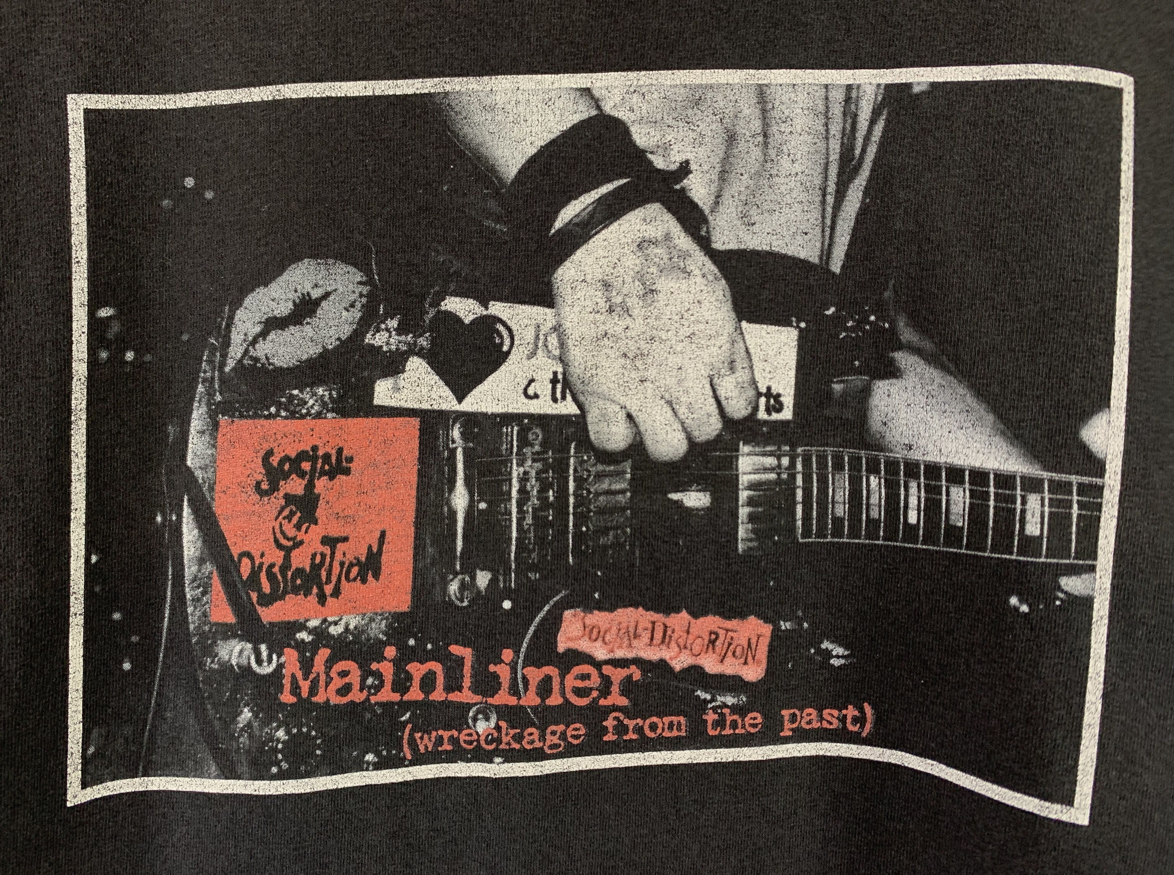 Band Tees × Vintage Social Distortion Mainliner punk concert tour vtg 90s tee Size US L / EU 52-54 / 3 - 3 Thumbnail
