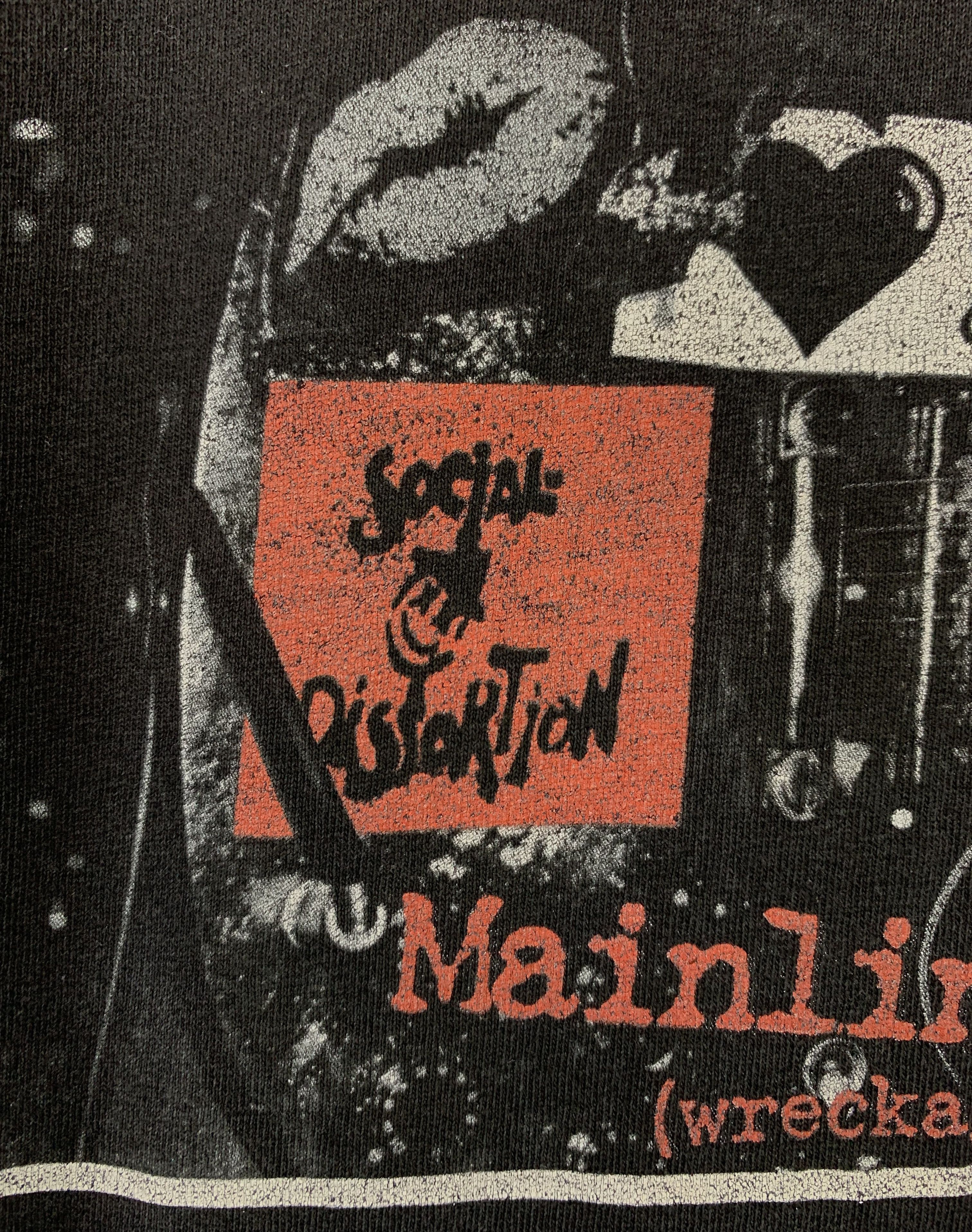 Band Tees × Vintage Social Distortion Mainliner punk concert tour vtg 90s tee Size US L / EU 52-54 / 3 - 6 Thumbnail