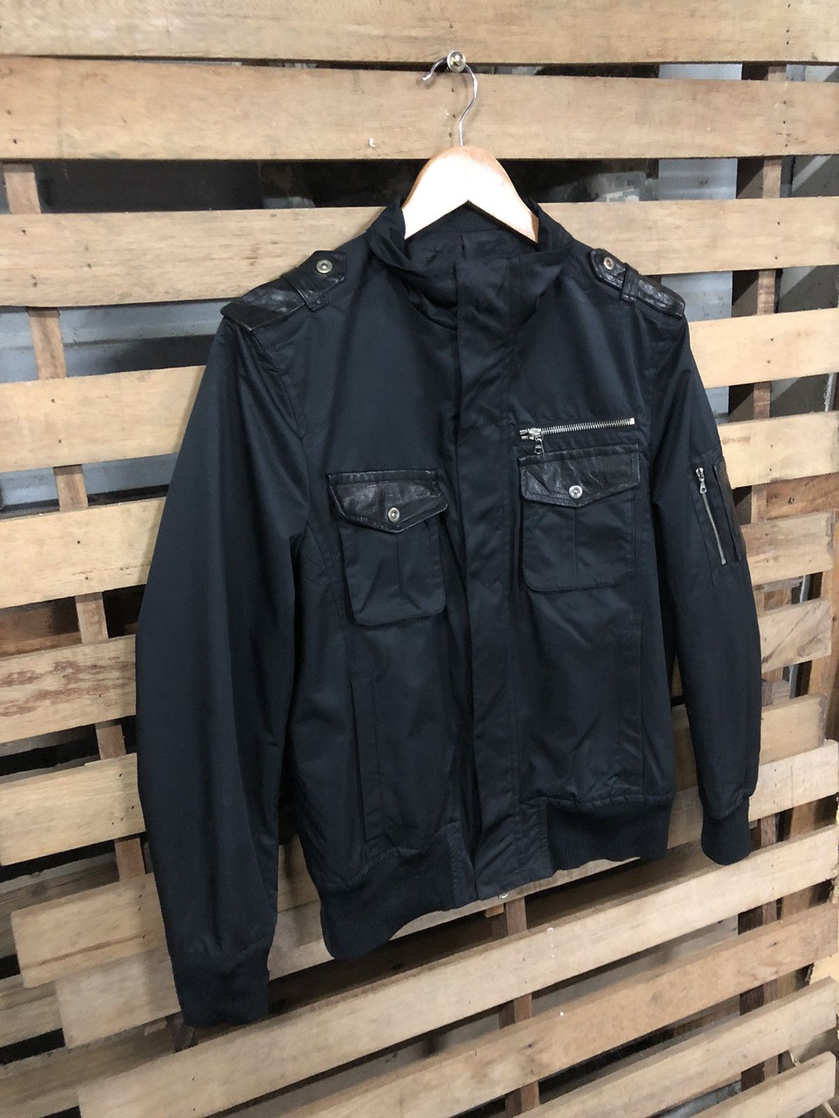 Japanese Brand Rare Design Artisan Bomber Riri Zipper Jacket Size US S / EU 44-46 / 1 - 5 Thumbnail
