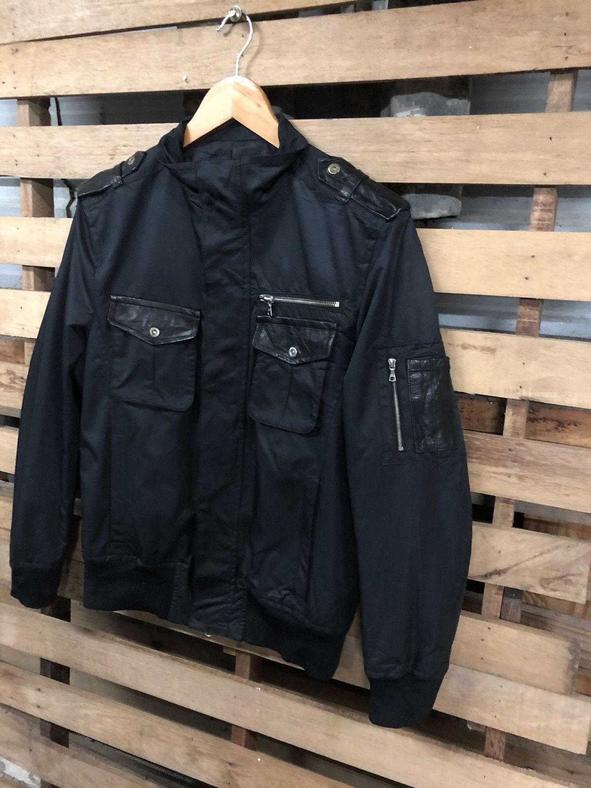 Japanese Brand Rare Design Artisan Bomber Riri Zipper Jacket Size US S / EU 44-46 / 1 - 4 Thumbnail