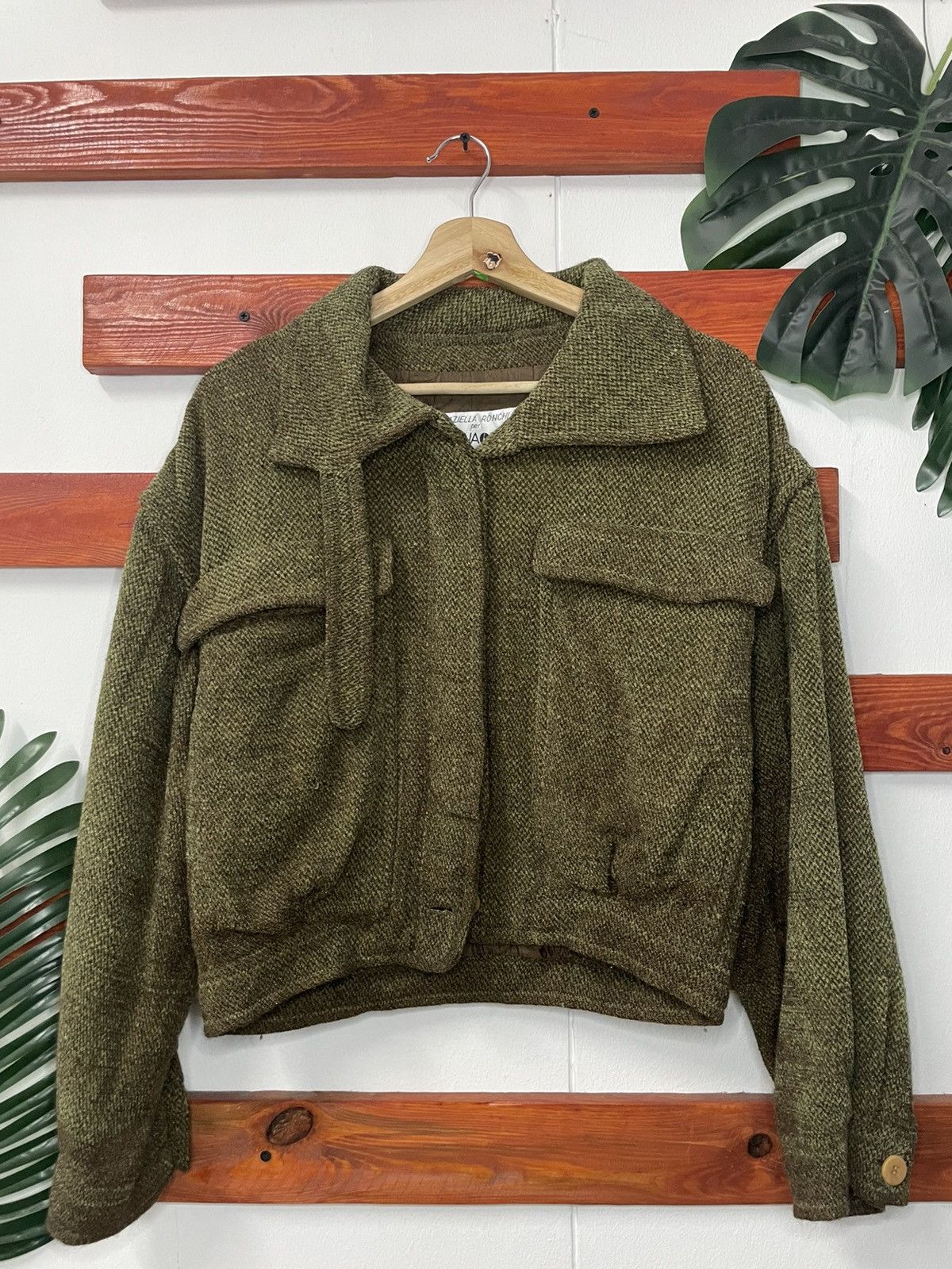 Designer × Vintage Vintage 80s Italy Designer Graziella Ronchi per Donnaerre Size US M / EU 48-50 / 2 - 2 Thumbnail