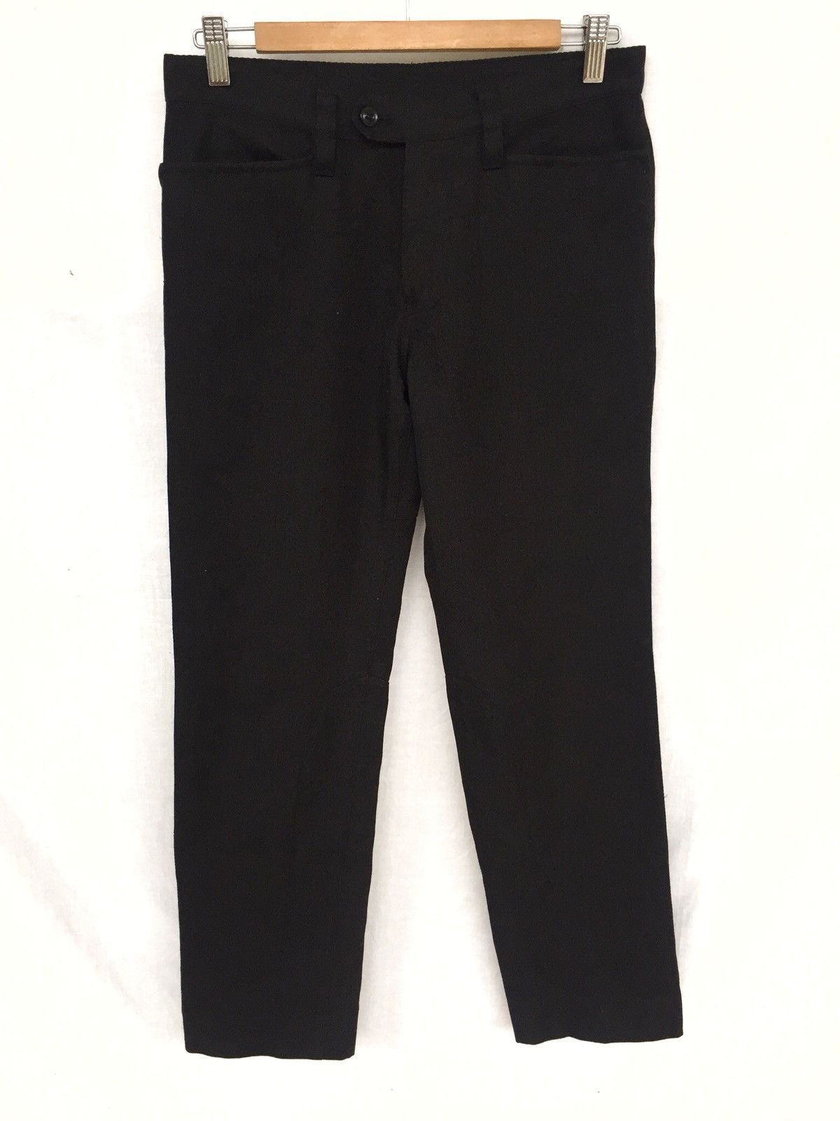 JUN MEN JunMen 🇯🇵 Black Slim Fit Khakis Trousers Pants Size US 30 / EU 46 - 1 Thumbnail