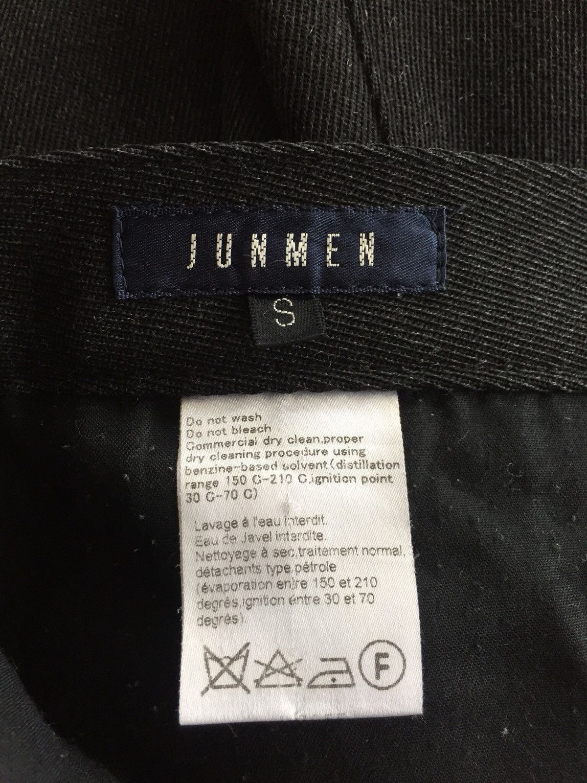JUN MEN JunMen 🇯🇵 Black Slim Fit Khakis Trousers Pants Size US 30 / EU 46 - 7 Thumbnail