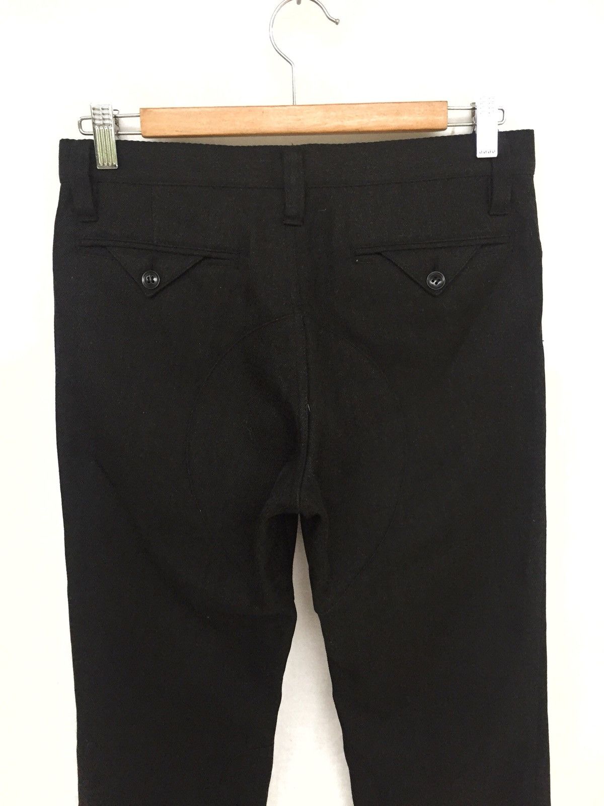 JUN MEN JunMen 🇯🇵 Black Slim Fit Khakis Trousers Pants Size US 30 / EU 46 - 6 Thumbnail