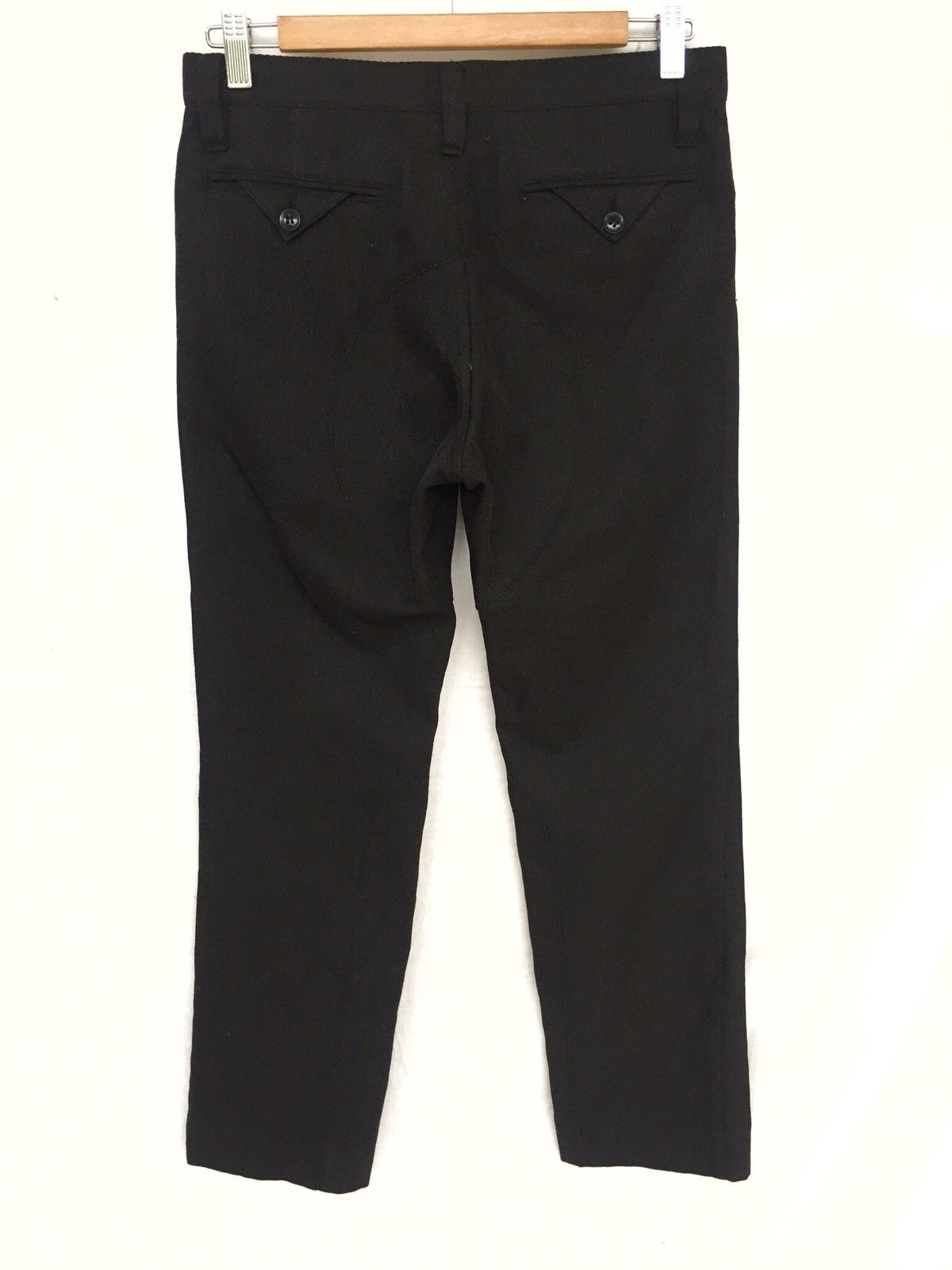 JUN MEN JunMen 🇯🇵 Black Slim Fit Khakis Trousers Pants Size US 30 / EU 46 - 5 Thumbnail