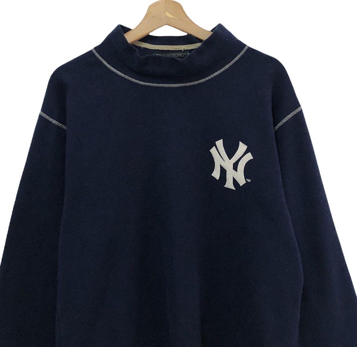 MLB Vintage New York Yankees MLB Longsleeve Turtle Neck Tee Size US L / EU 52-54 / 3 - 2 Thumbnail